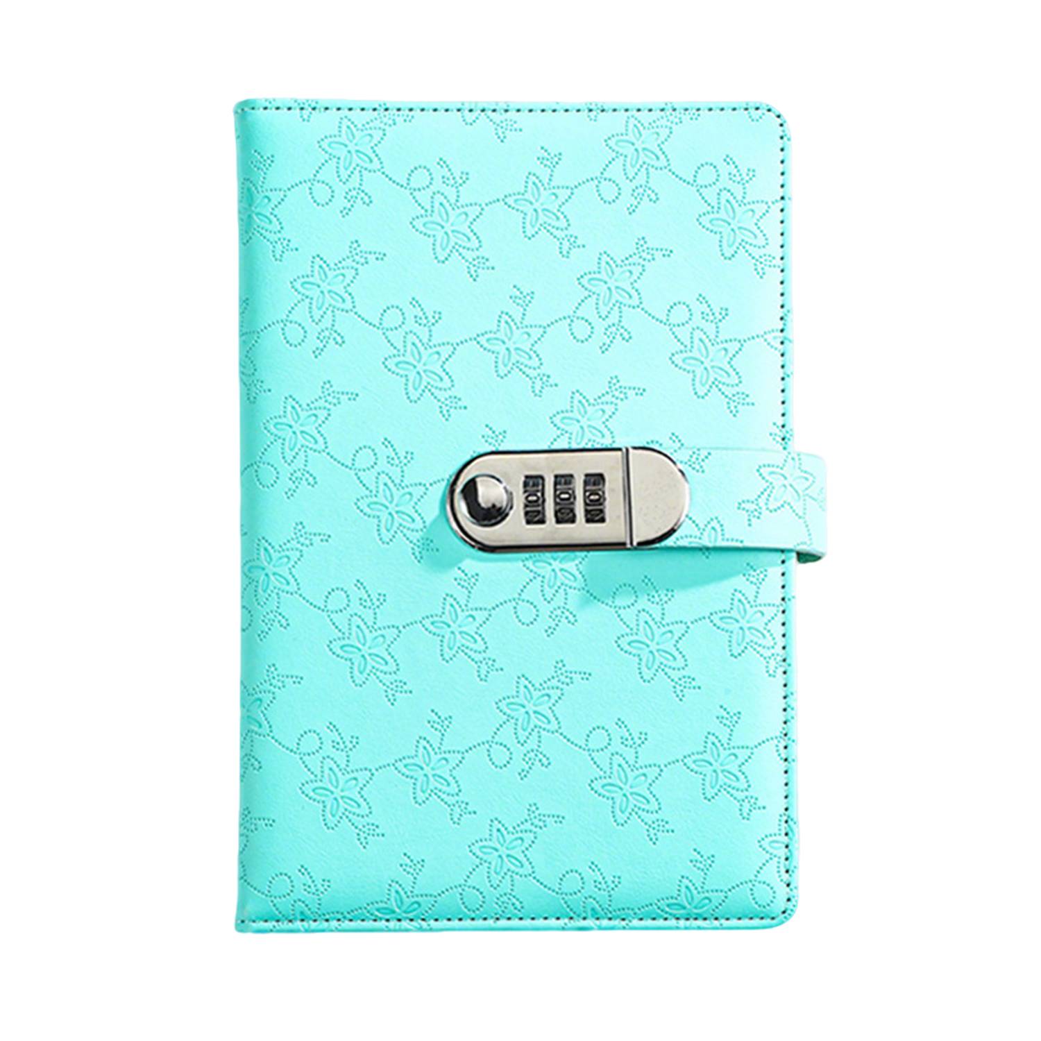 A5 PU Leather Business Notebook w/ Password Lock 13