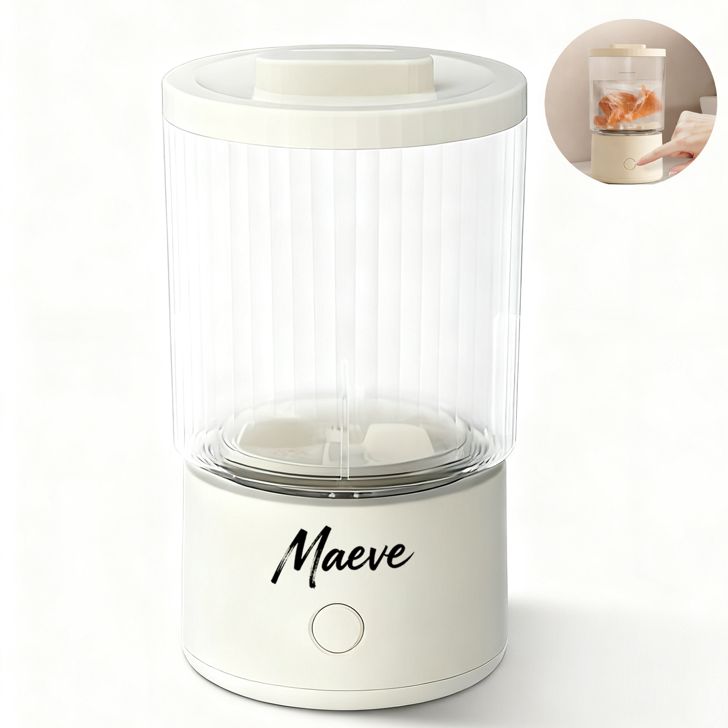 Rechargeable Mini Clear Washing Machine