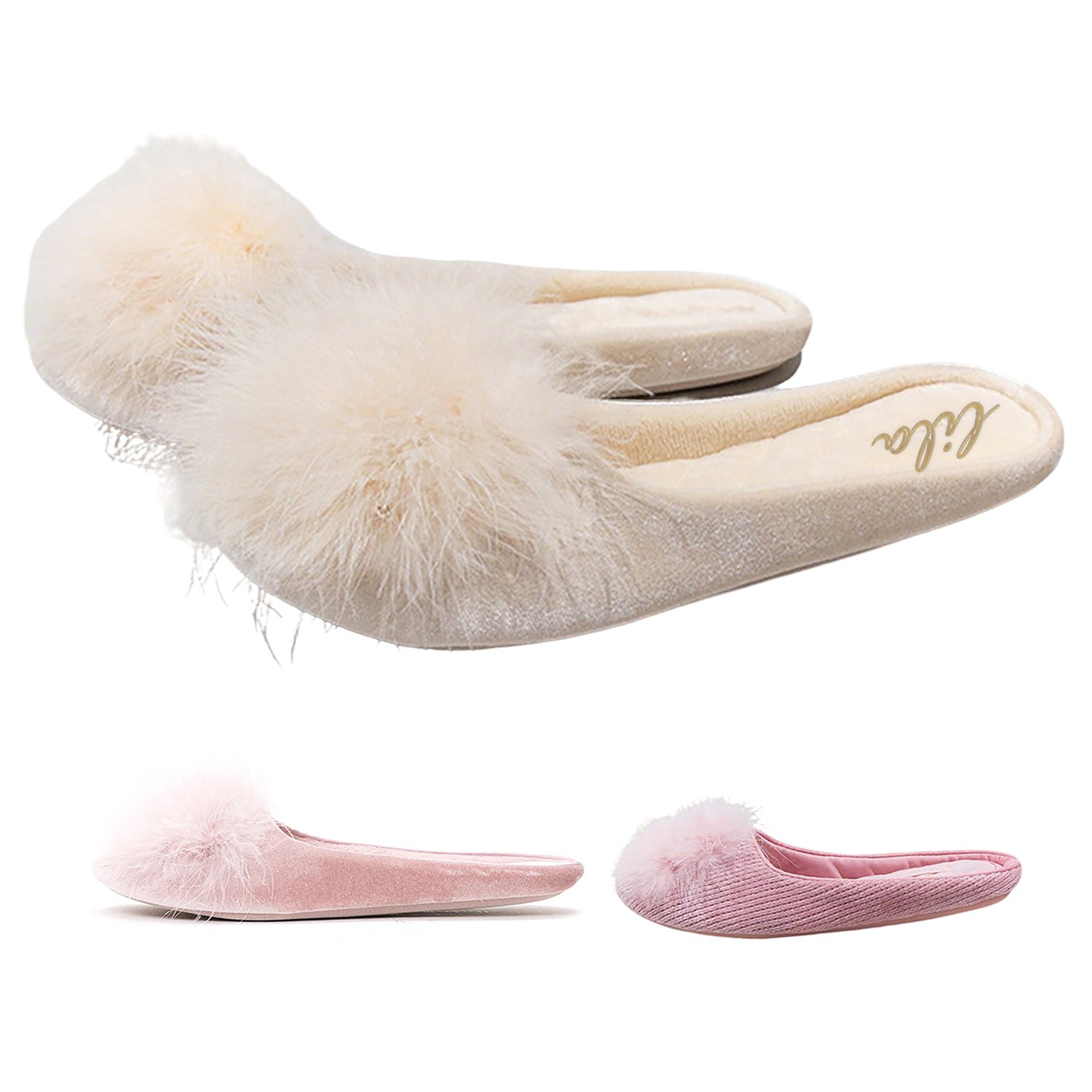 Soft Plush Non Slip Indoor Slippers