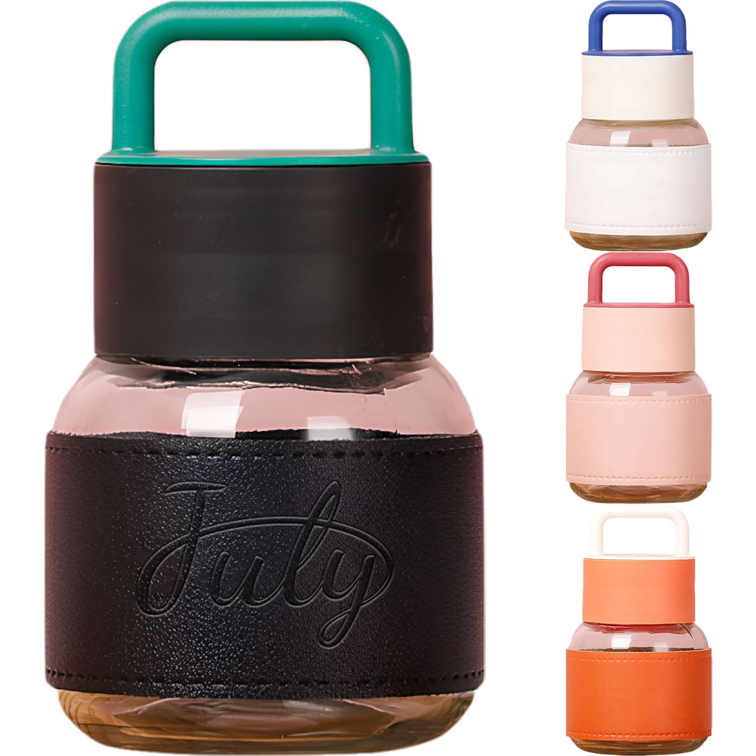 10oz Heat Resistant Glass Tumbler w/ Handle