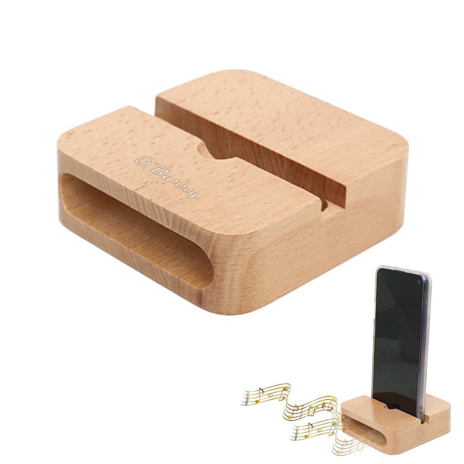 Portable Wooden Cell Phone Stand