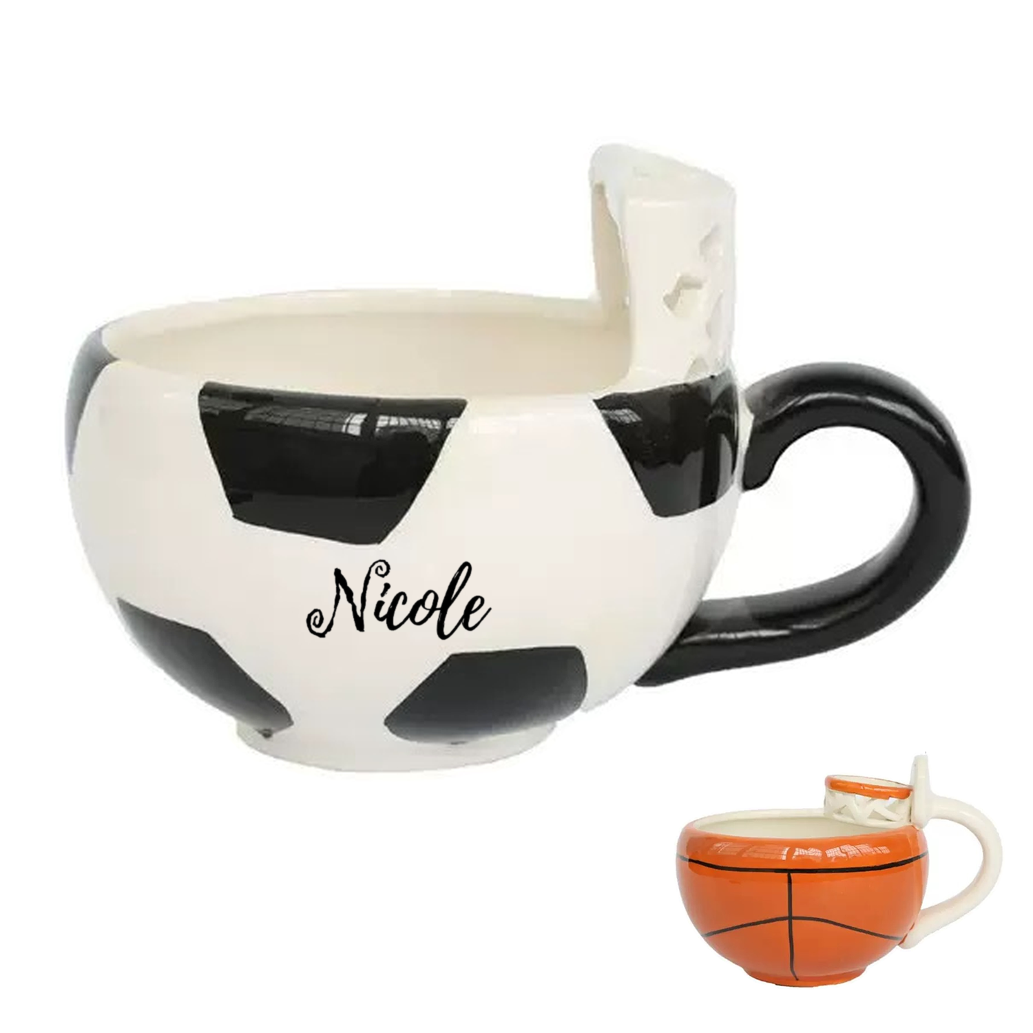 17oz Basketball Soccer Sports Design Ceramic Mug