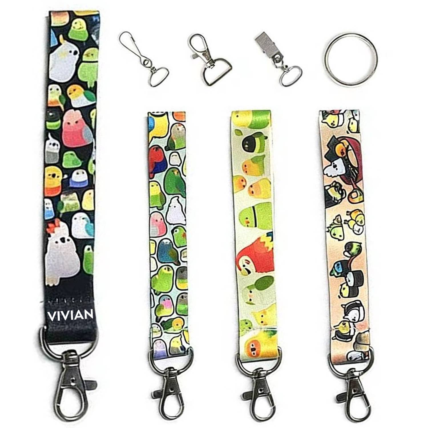 Customizable Full-Color Pattern Polyester Lanyard