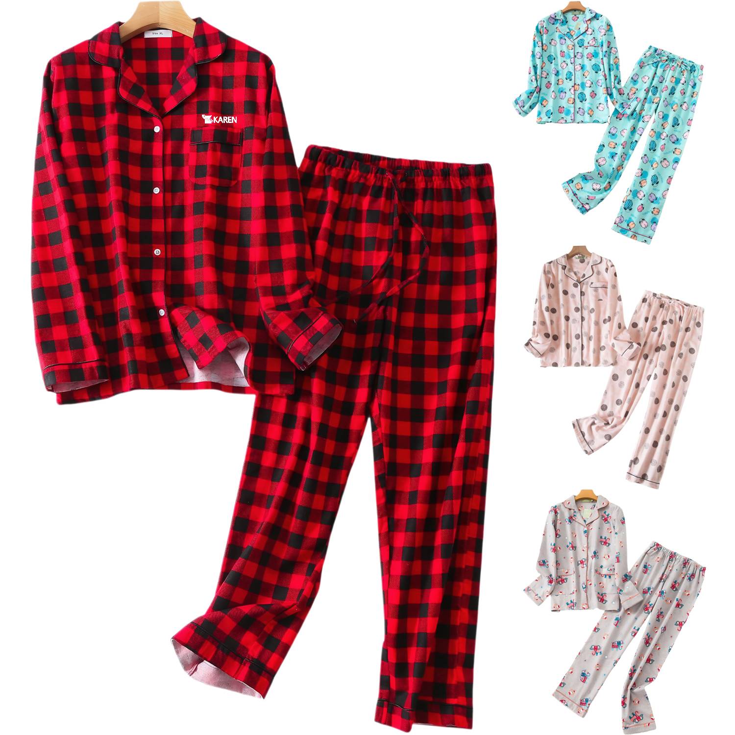 Breathable Cotton Pajama Set