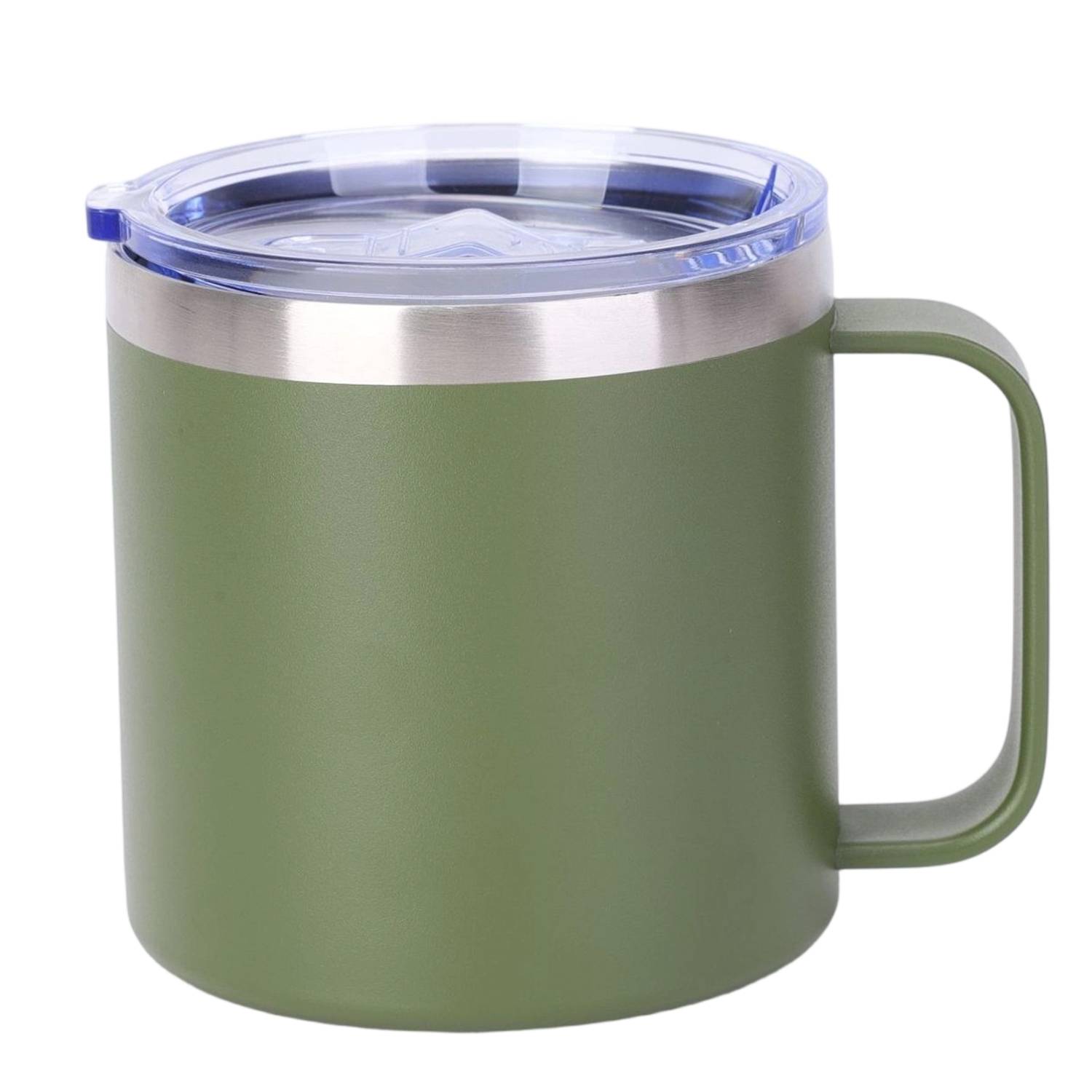 14 oz Stainless Steel Insulated Mug with Handle 7