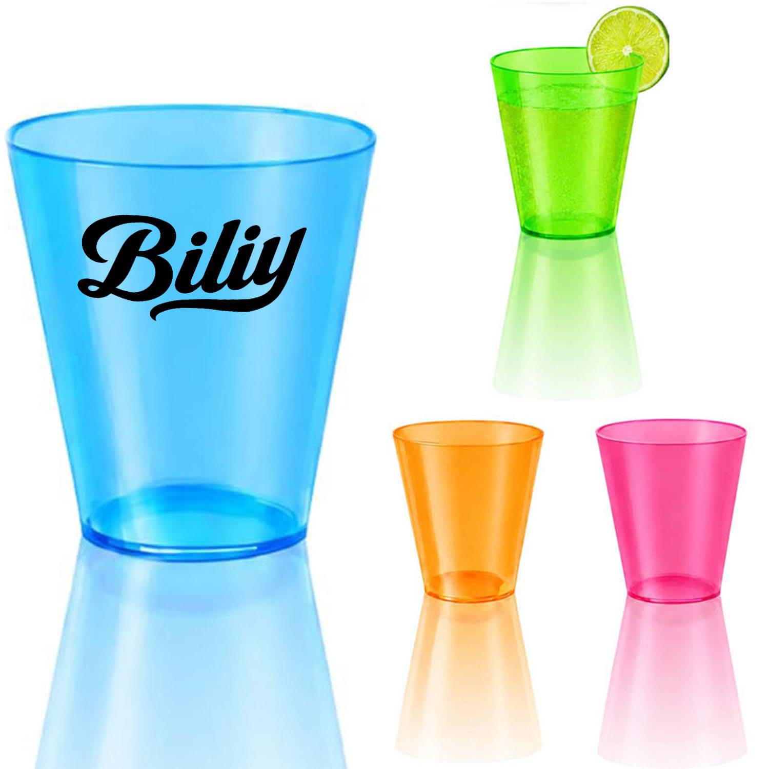 2 oz Neon Shot Plastic Disposable Party Cup