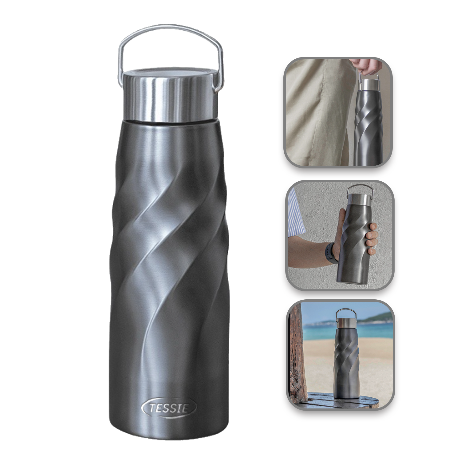 17 oz Eco-Friendly Stainless Steel Insulated Bottle