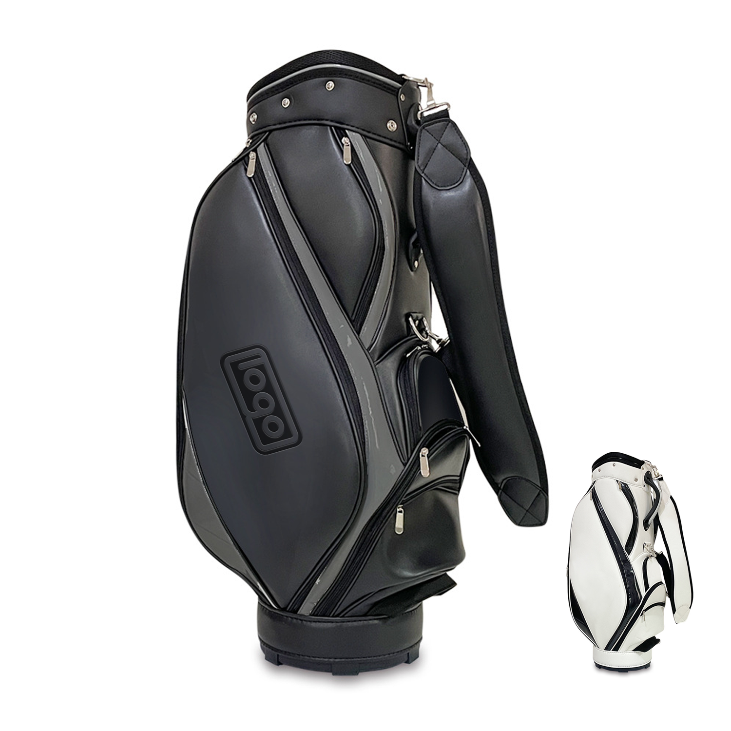 PU Leather Golf Cart Bag