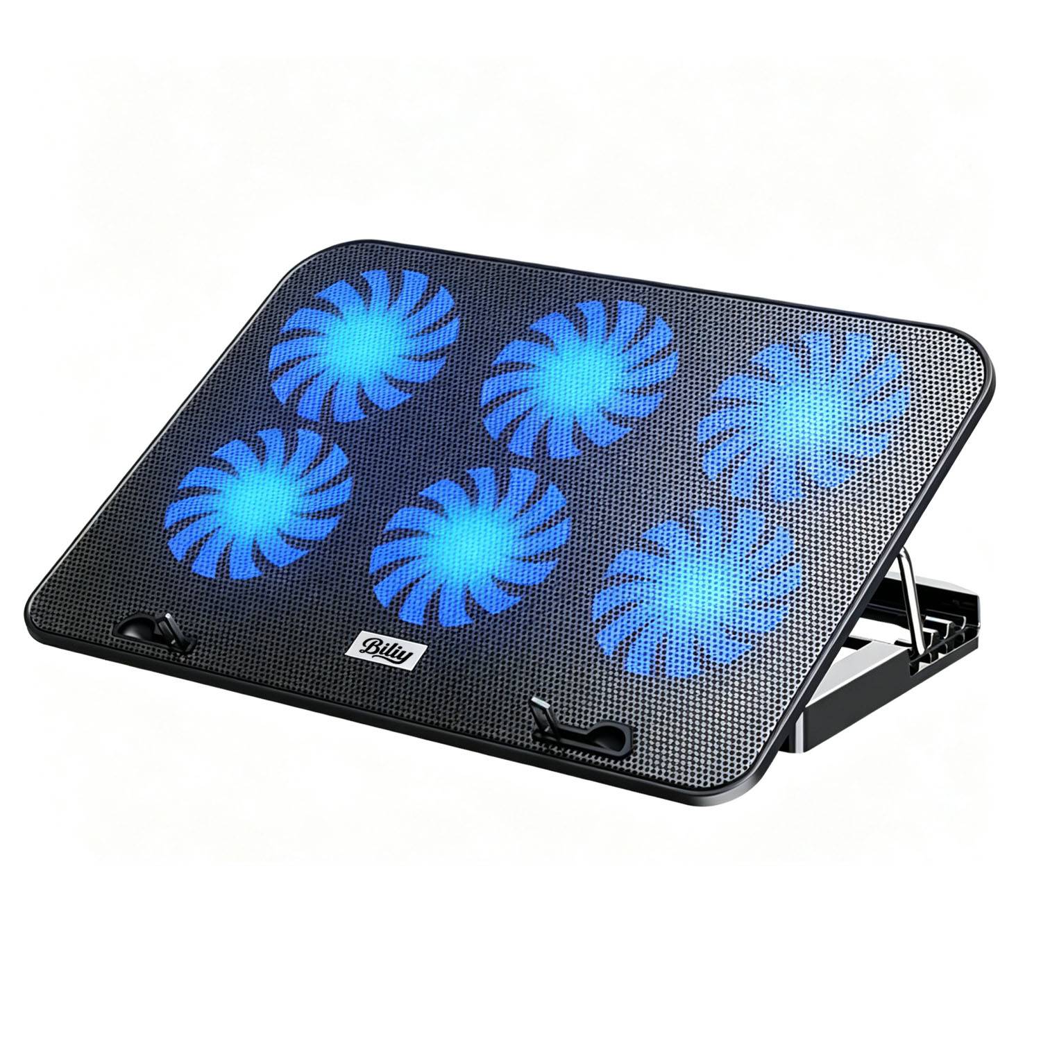 Adjustable Laptop Cooling Pad with Dual USB Ports