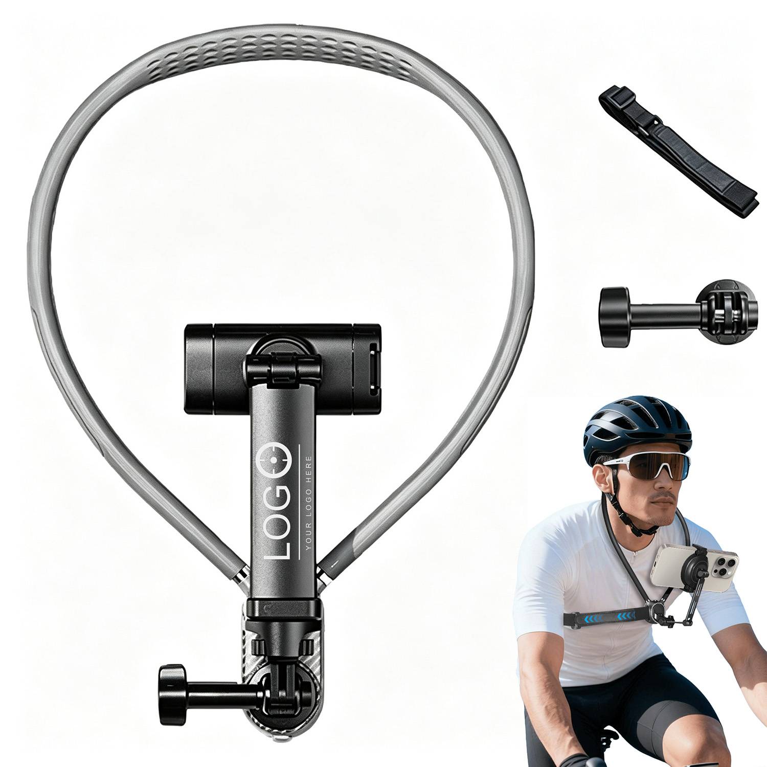 2-in-1 POV Outdoor Phone Mount with Strap