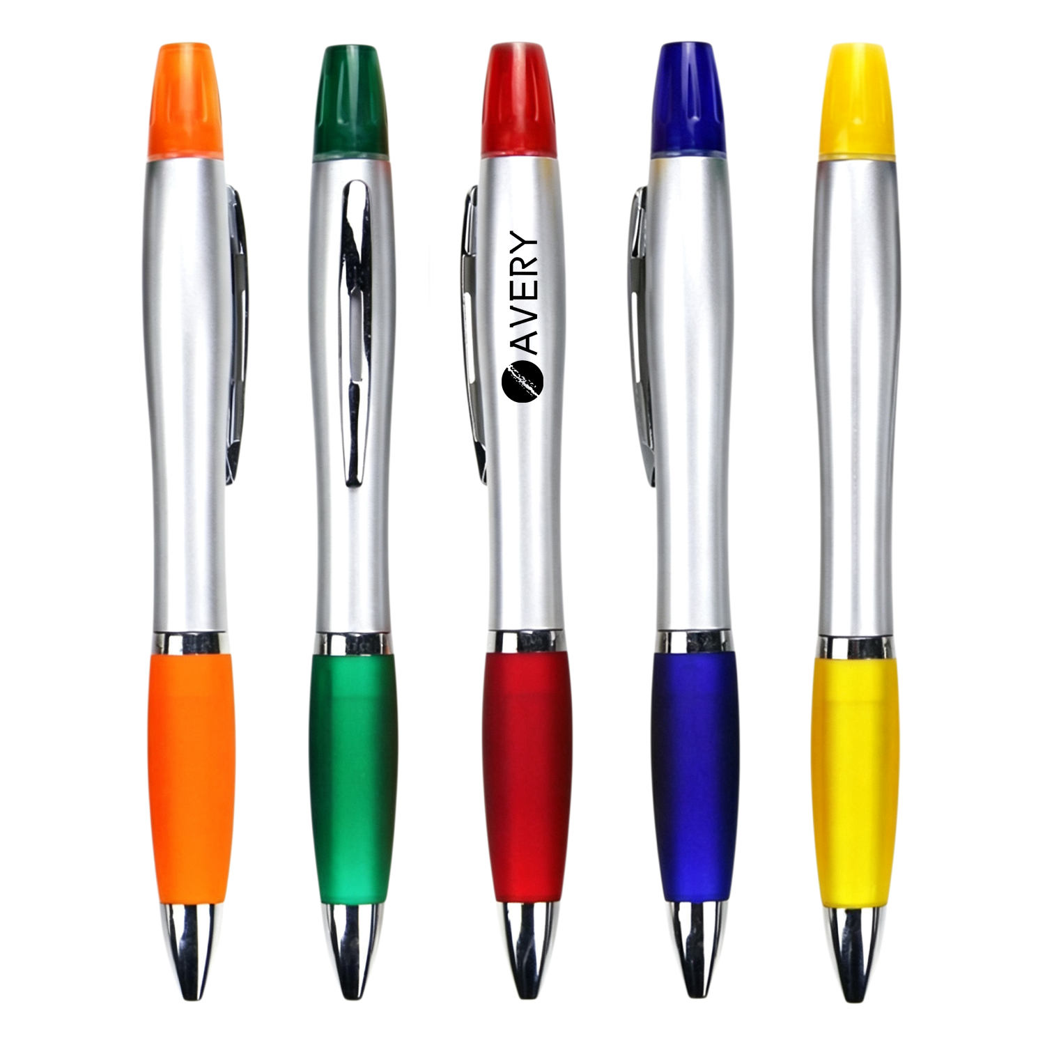 2-in-1 Ballpoint Pen Highlighter