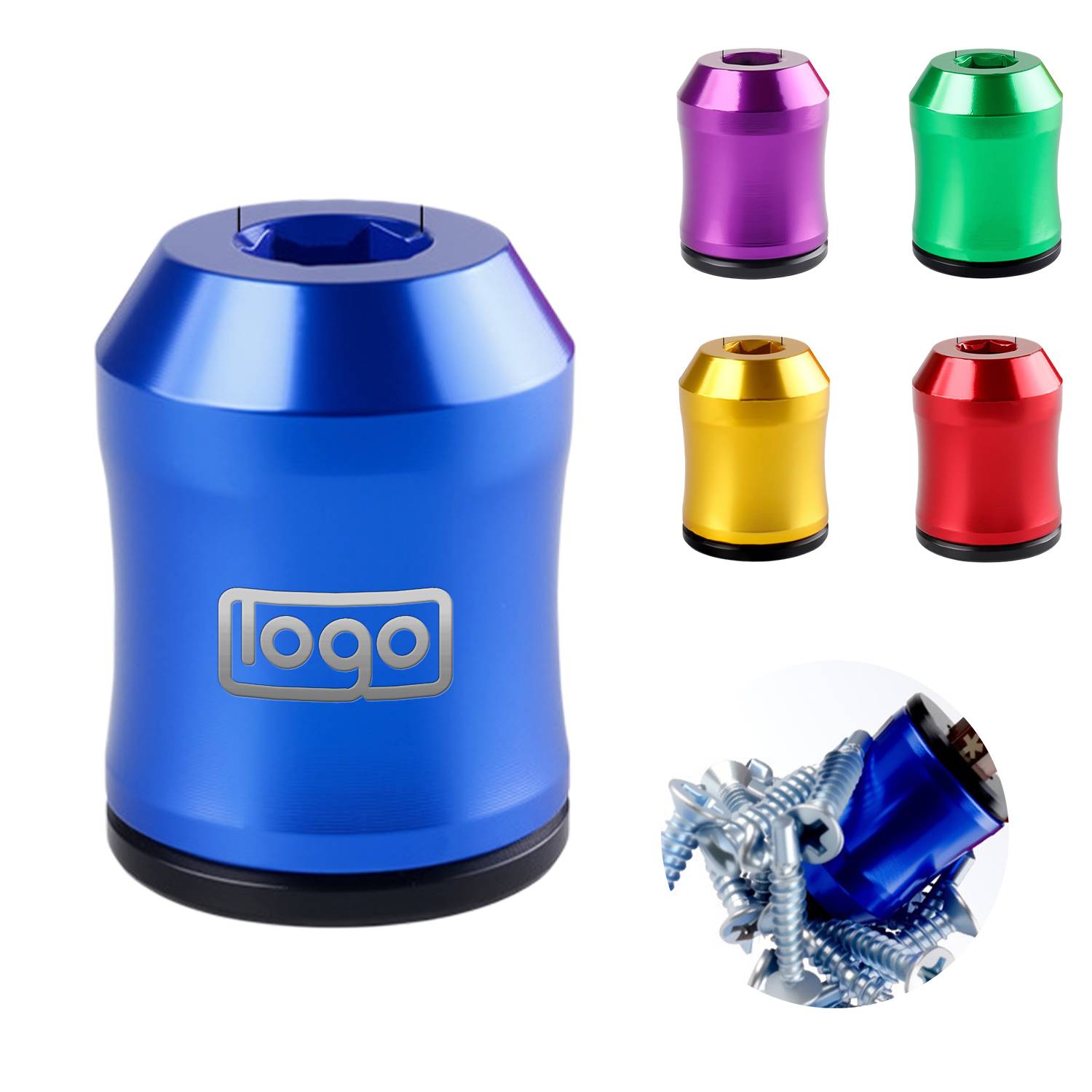 Aluminum Alloy Magnetic Screwdriver Bit Holder