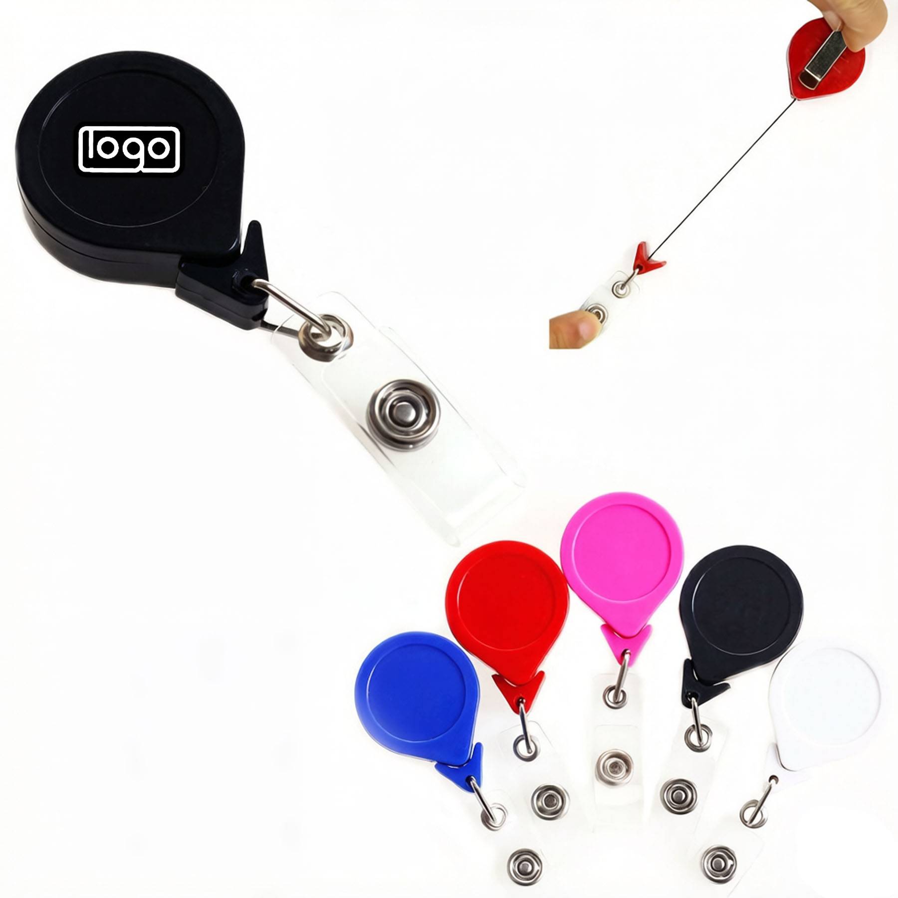 Retractable Badge Reel with Back Clip