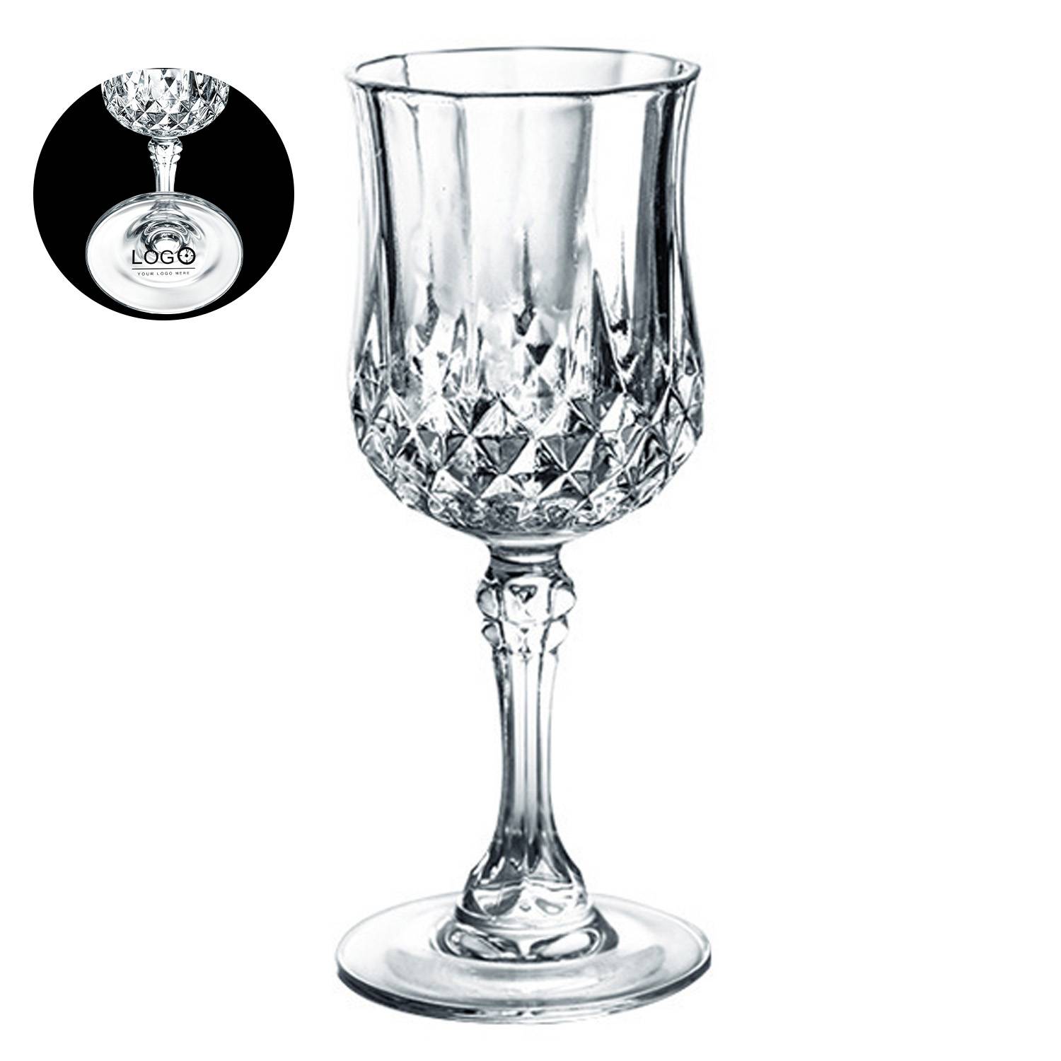 2 oz Clear Crystal Glass Goblet