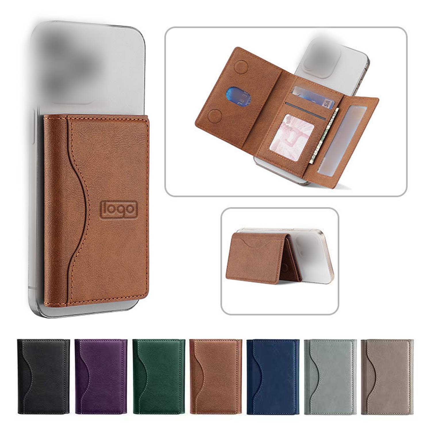 MagSafe Magnetic PU Phone Wallet