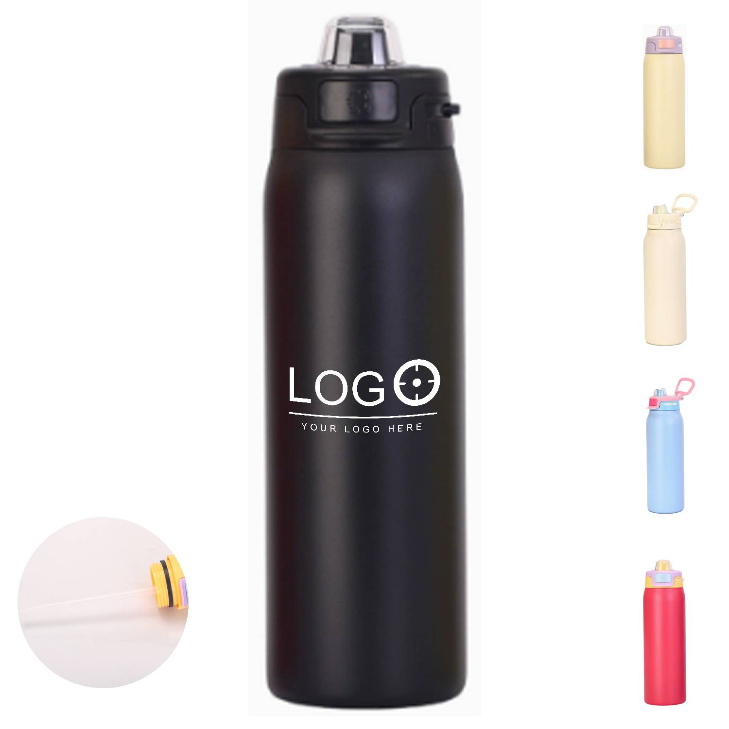 22 oz Stainless Steel Vacuum Flask with Lid