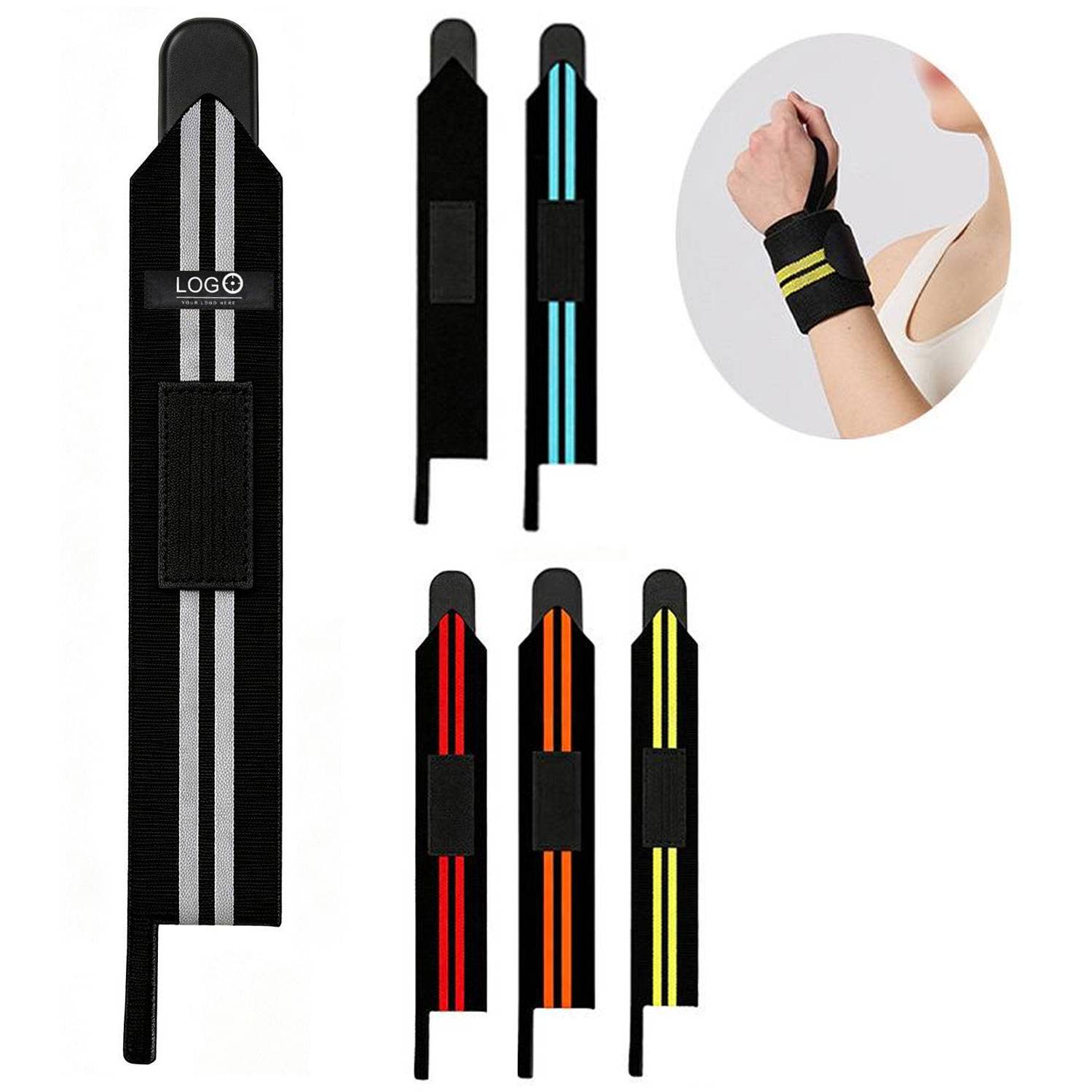 Adjustable Polyester Sports Wristband
