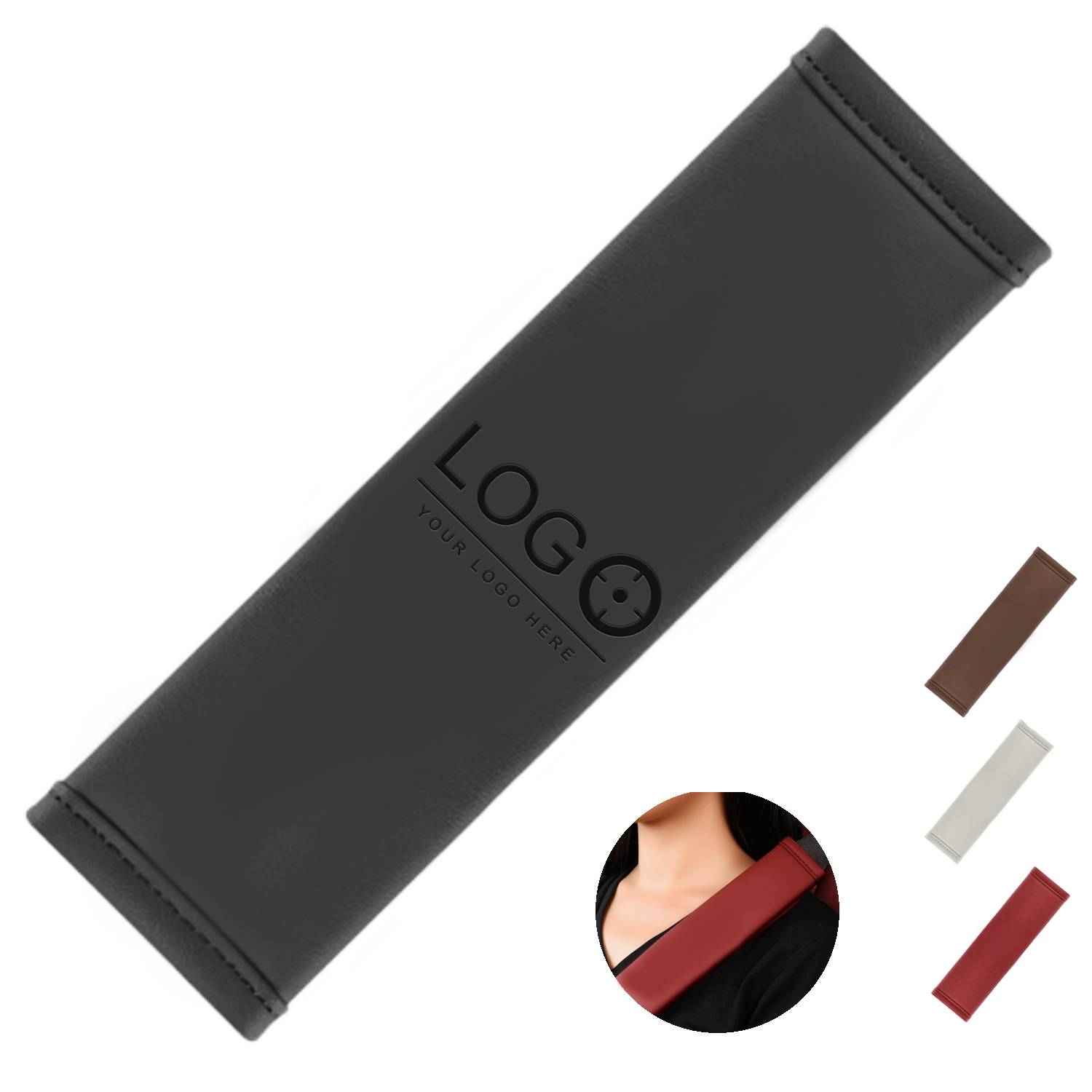 PU Leather Seat Belt Shoulder Pad