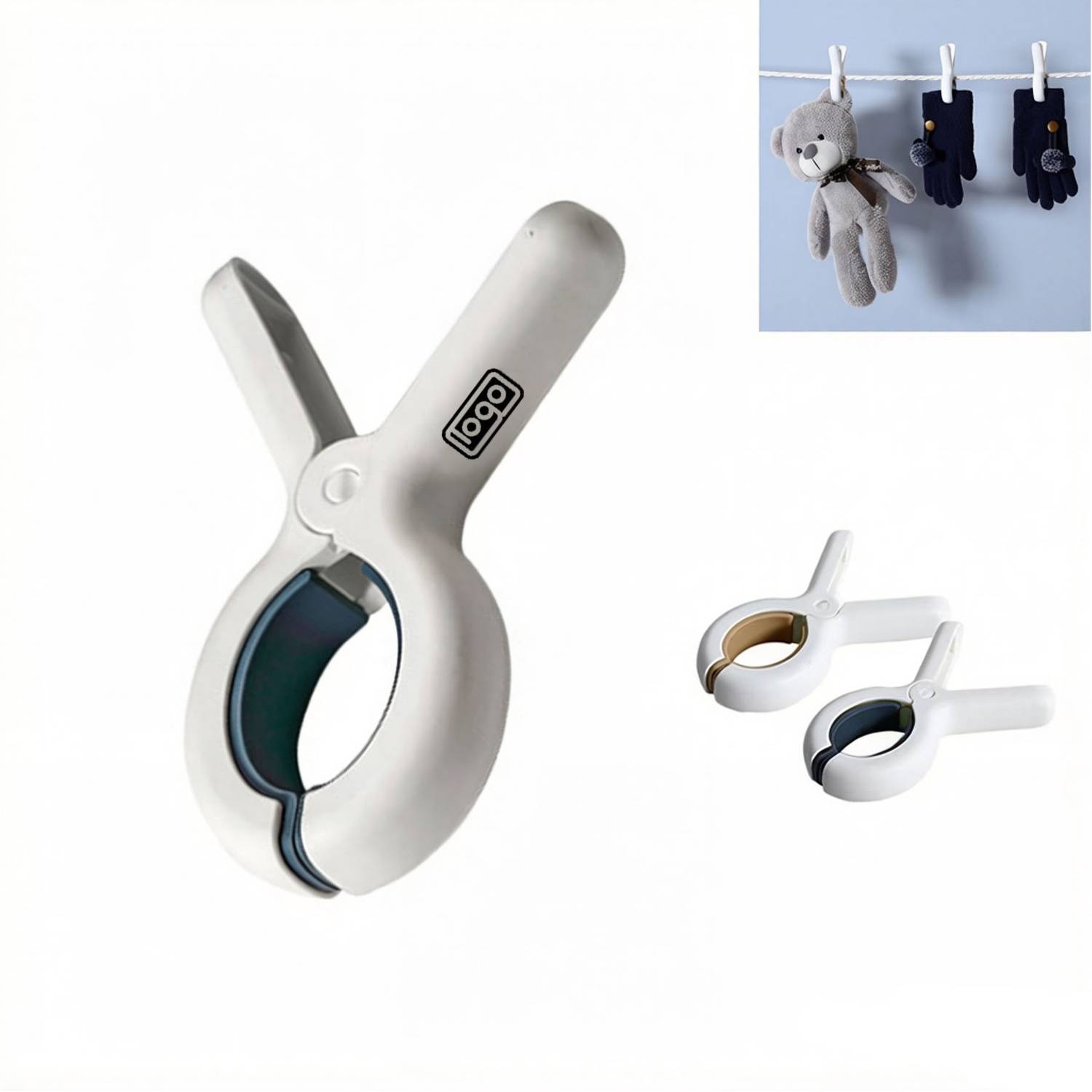 Plastic Towel and Clothing Clip