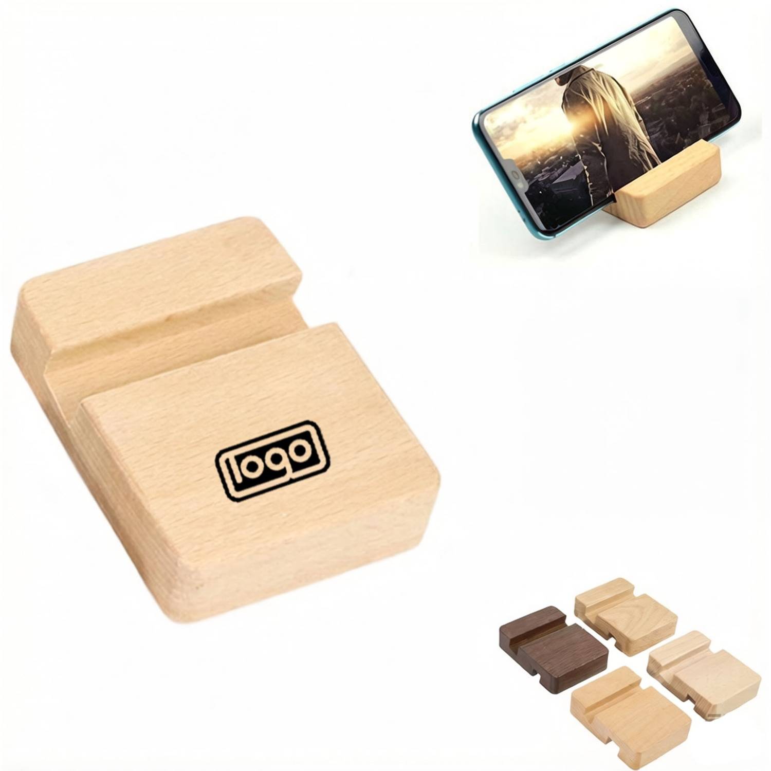 Wooden Mobile Phone Stand