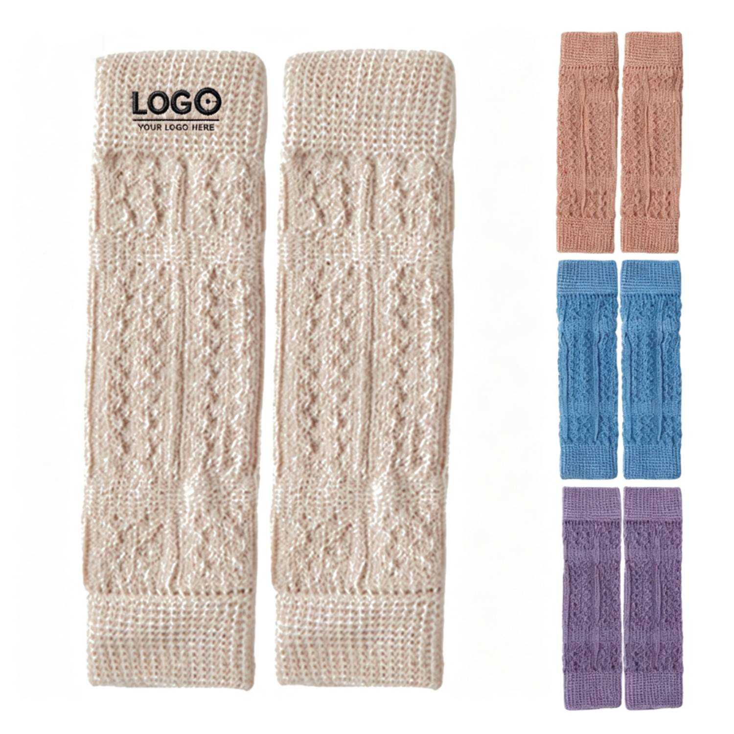 4-Pack Knitted Pet Knee Sleeves