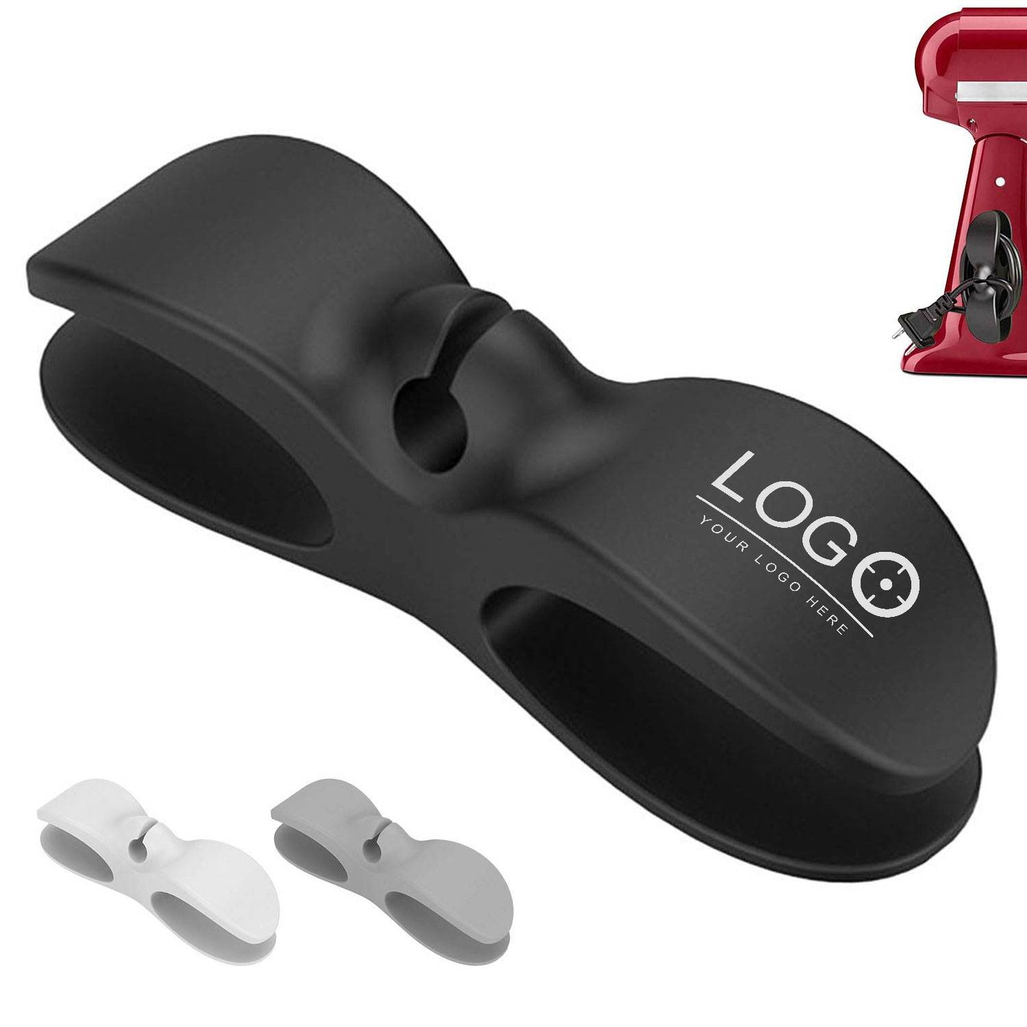 Adhesive Silicone Cord Organizer