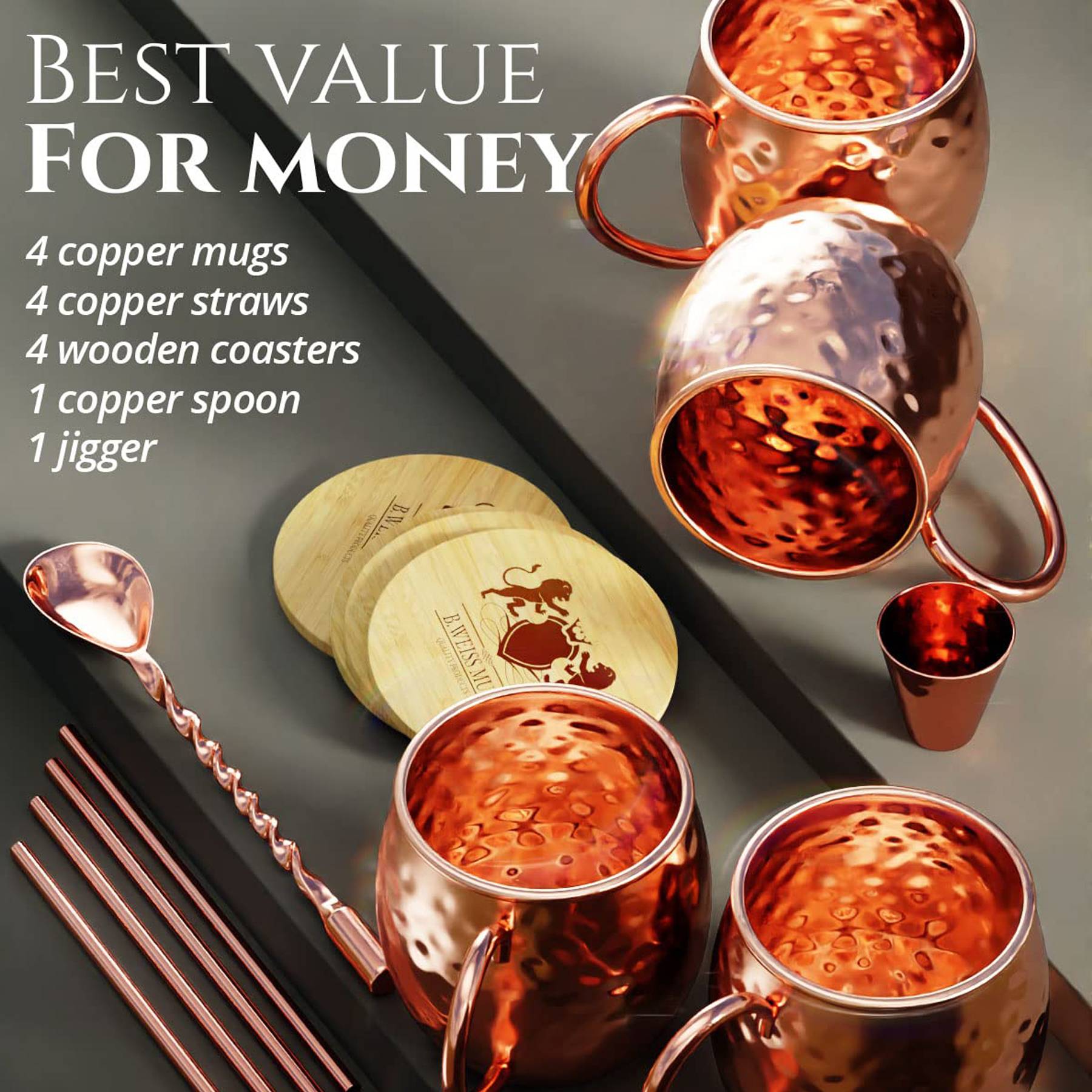 100% Real Copper Moscow Mule Cup 3