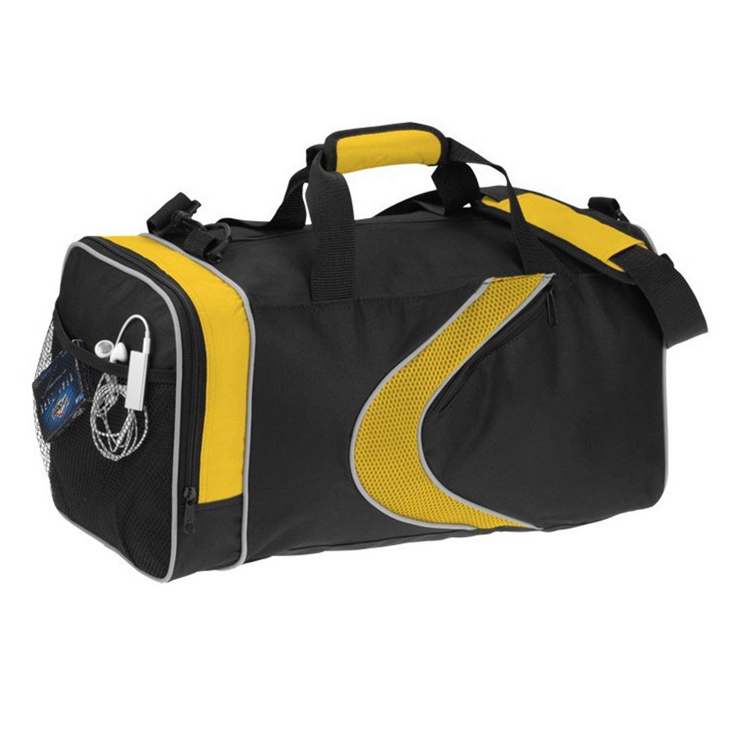 Two-Tone Polyester Wet Dry Separation Sports Duffel Bag 7