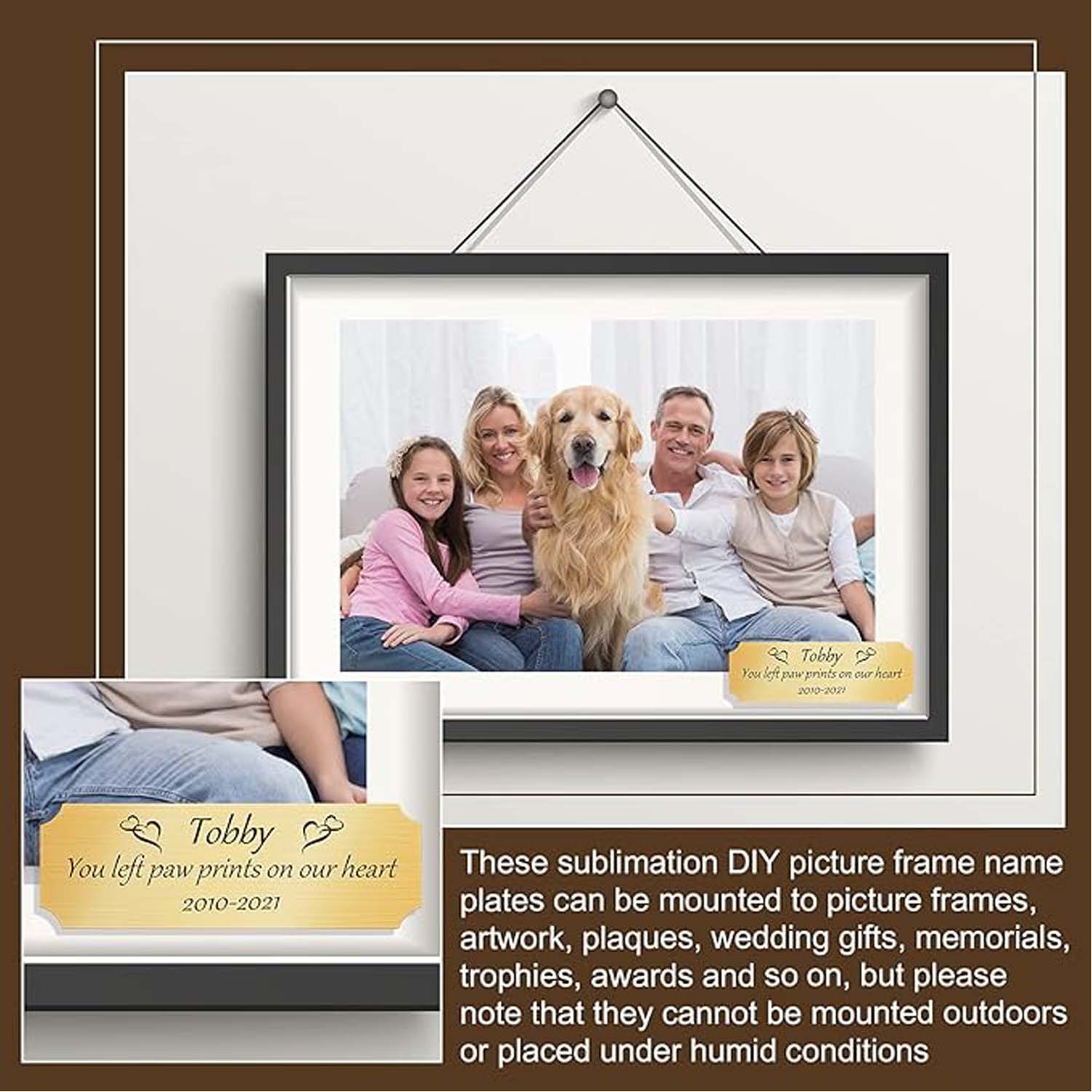 Customized Engraved Brass Sign 3