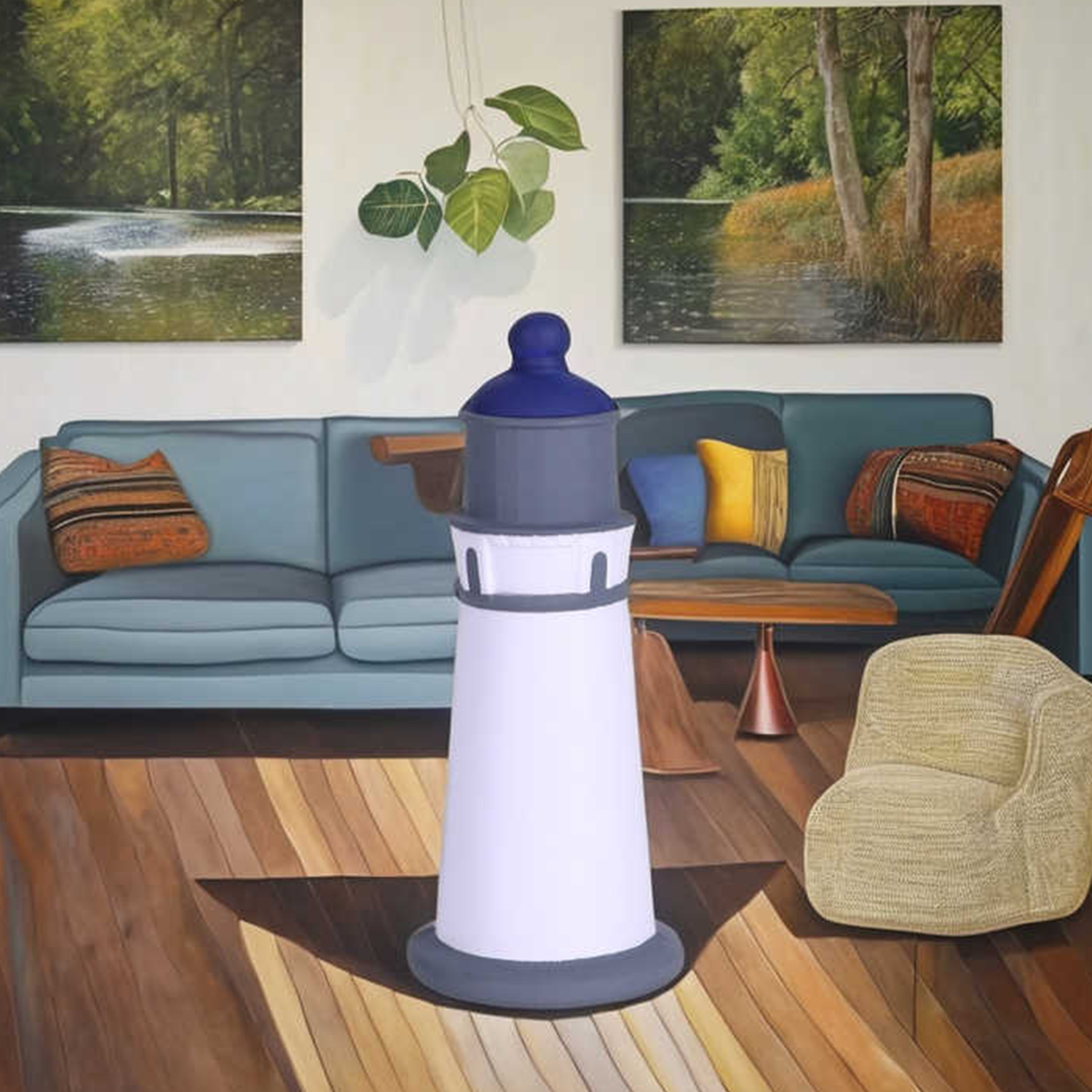 PU Foam Lighthouse Stress Reliever Toys 6