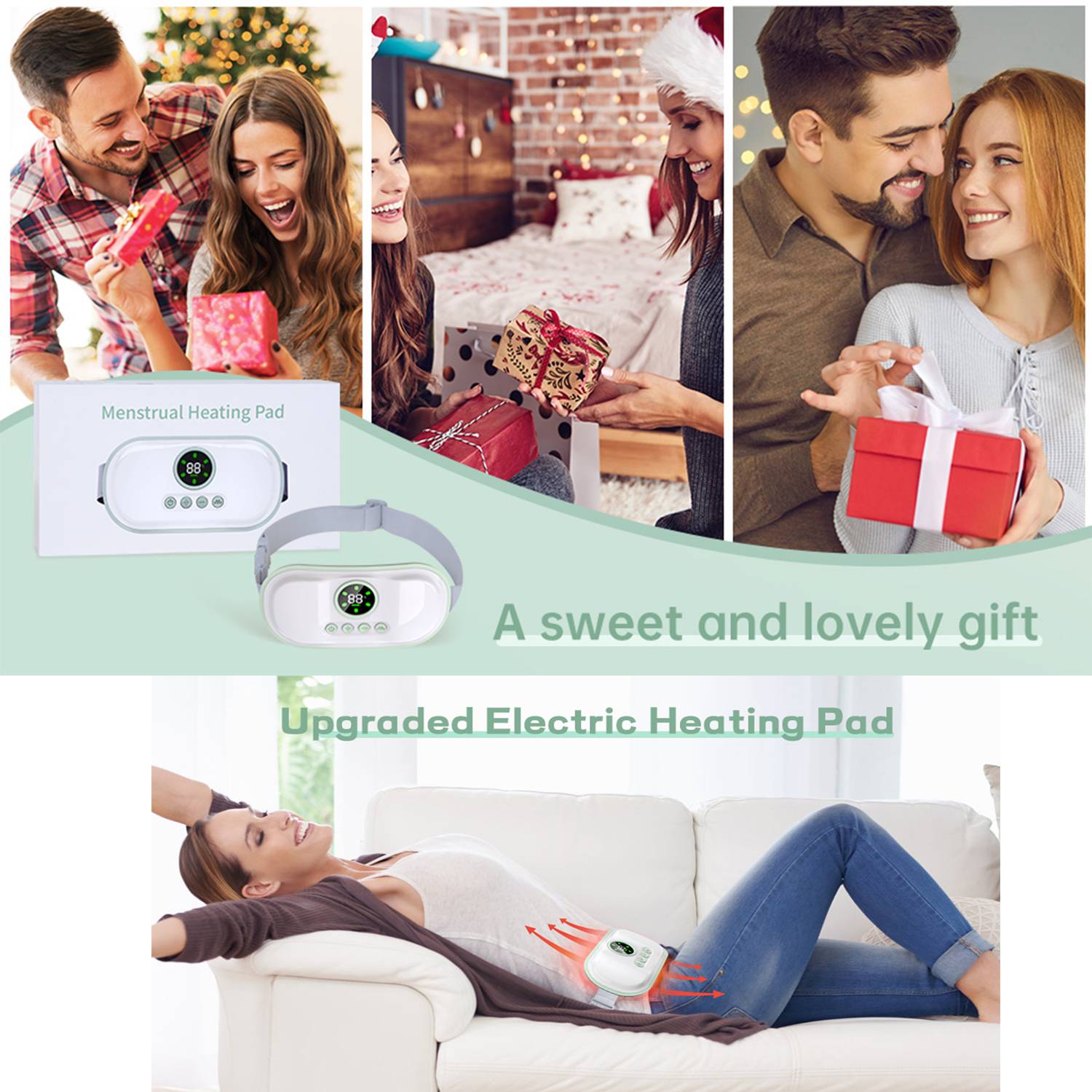 Graphene Rechargeable Menstrual Cycle Warm Belt 5