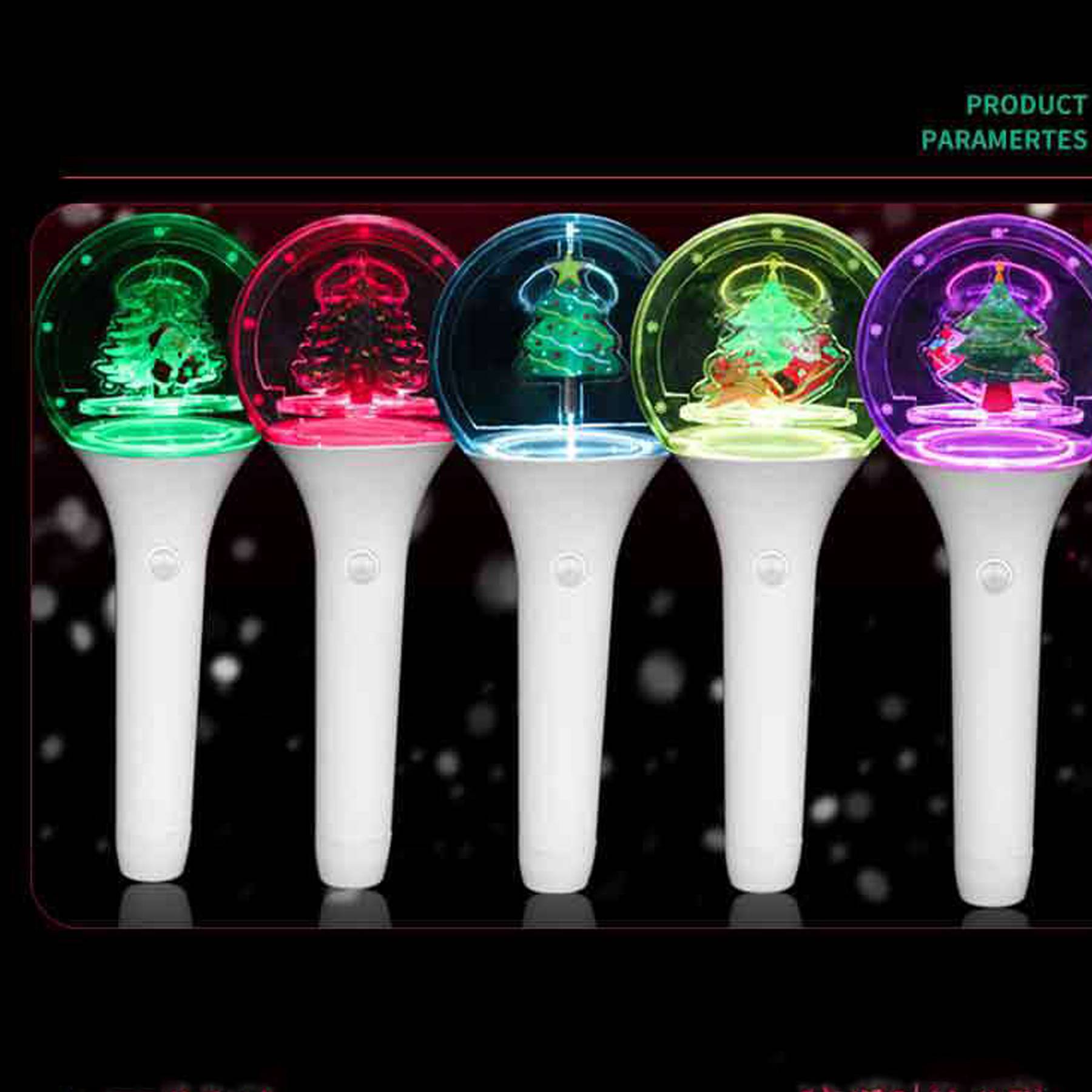 Christmas Rotating 3D Fluorescent Stick 4