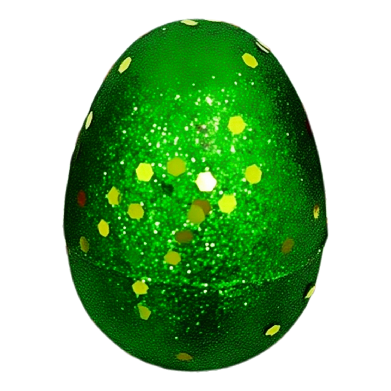 Glittered Fillable Plastic Easter Eggs 8