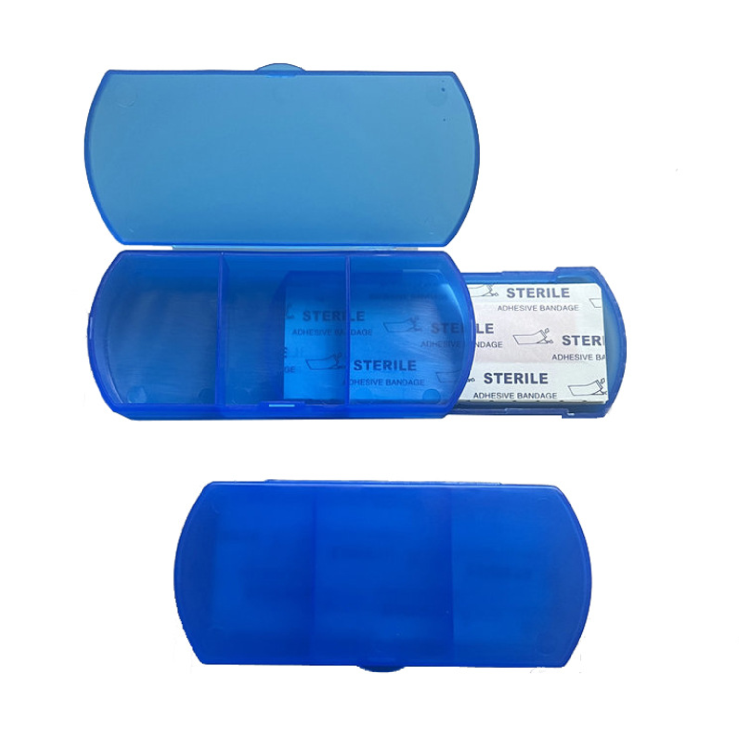 Plastic Portable Travel Pull Out Pill Box 6