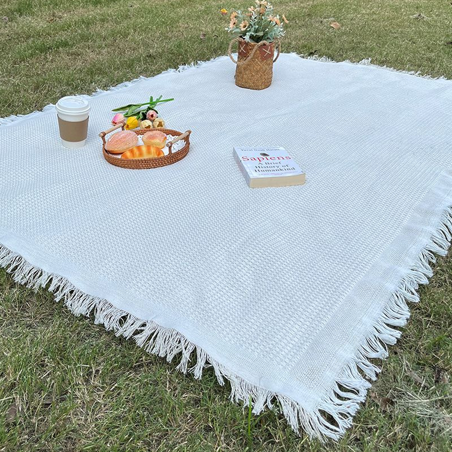 Foldable Bohemian Outdoor Camping Blanket 3