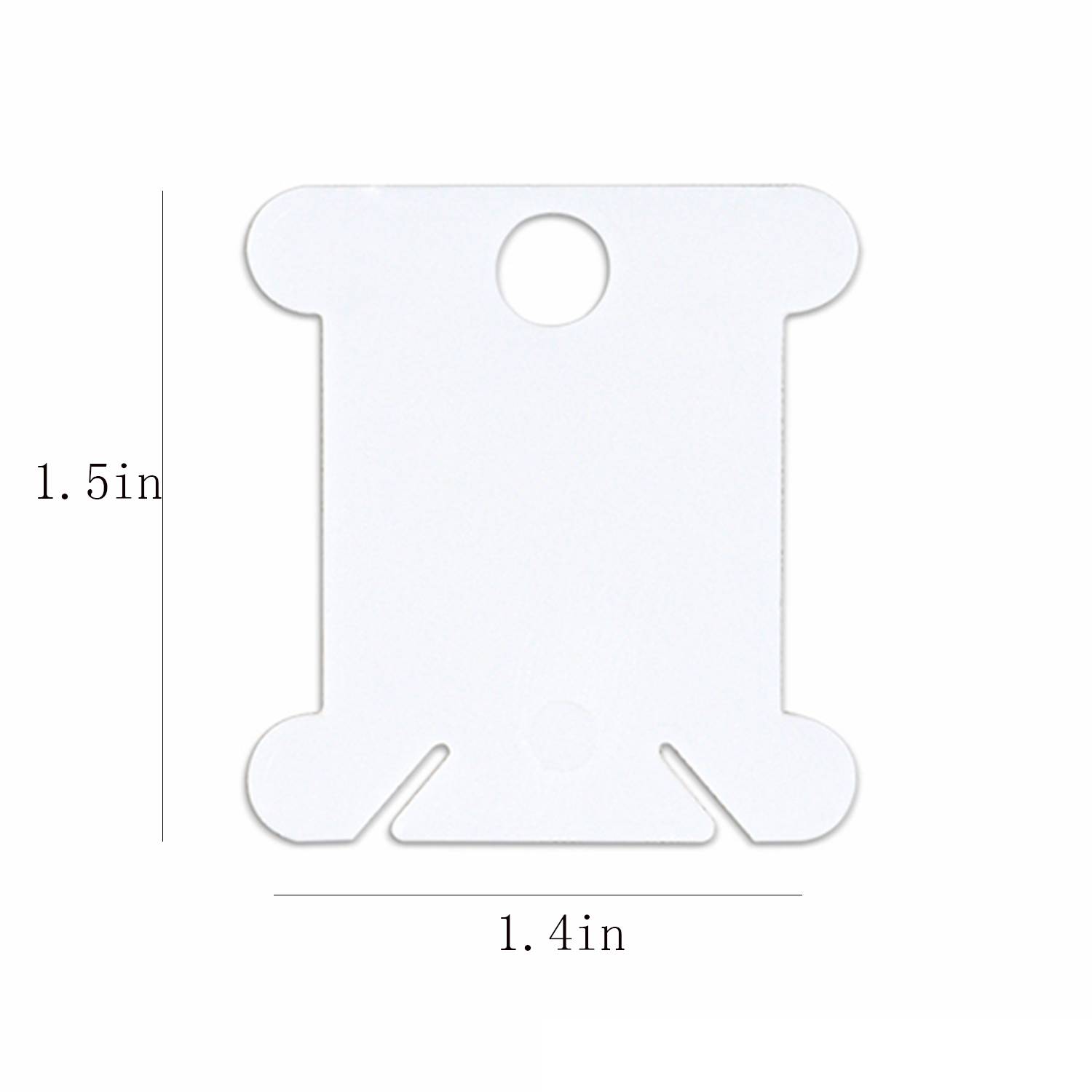 Plastic Floss Bobbin Cards Embroidery Thread Organizer 13