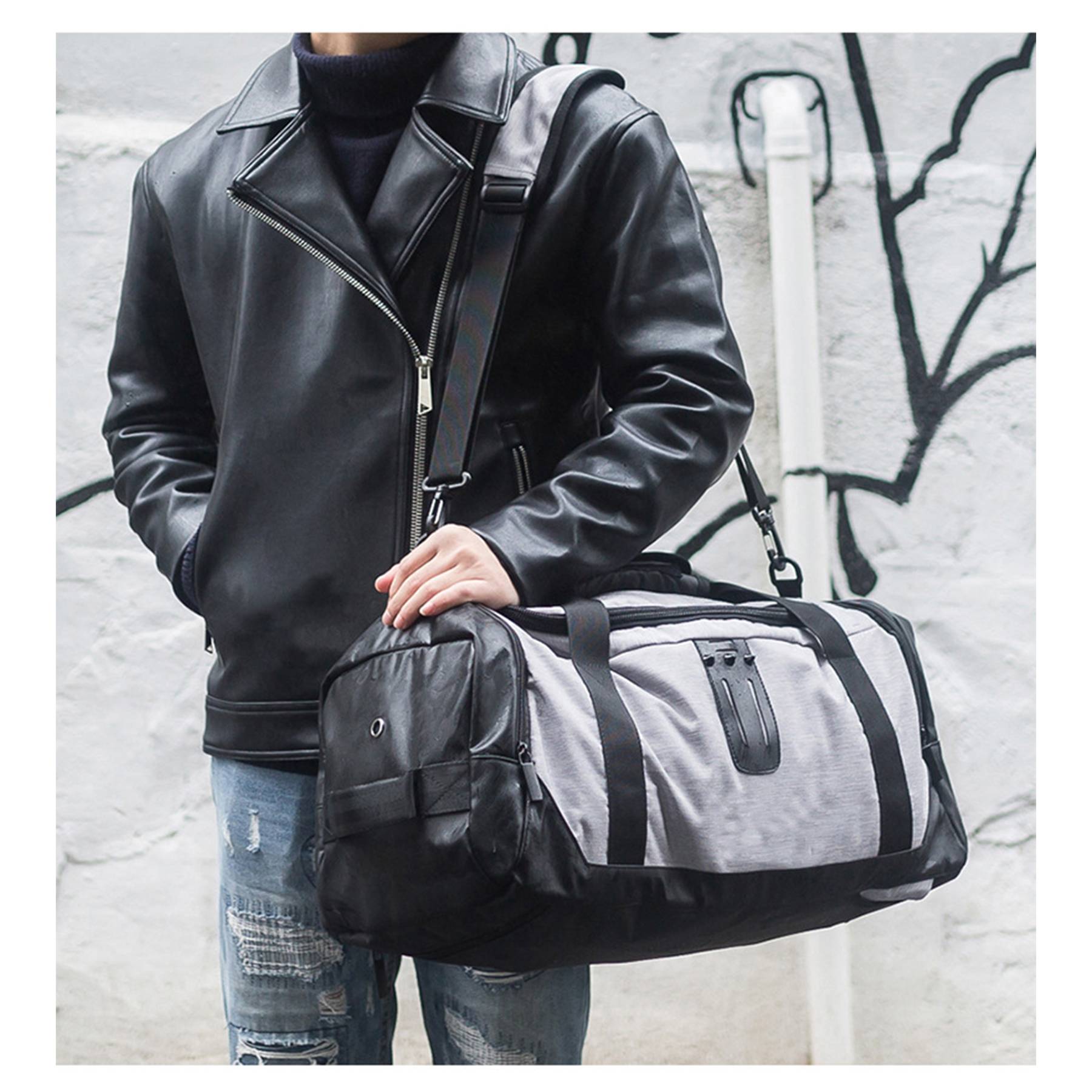Oxford Men Backpack 3-Way Sports Duffel Bags 5