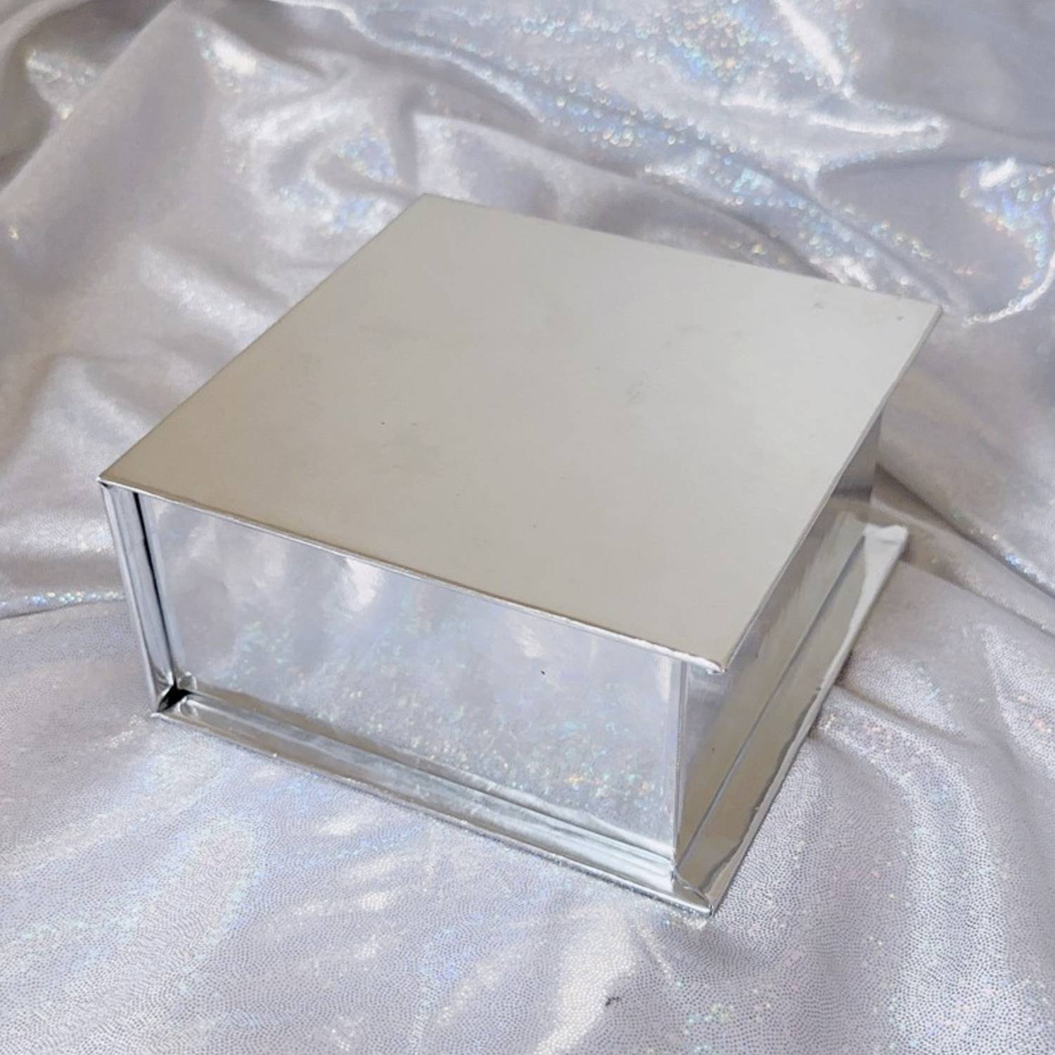 Metallic Silver Jewelry Gift Box 6