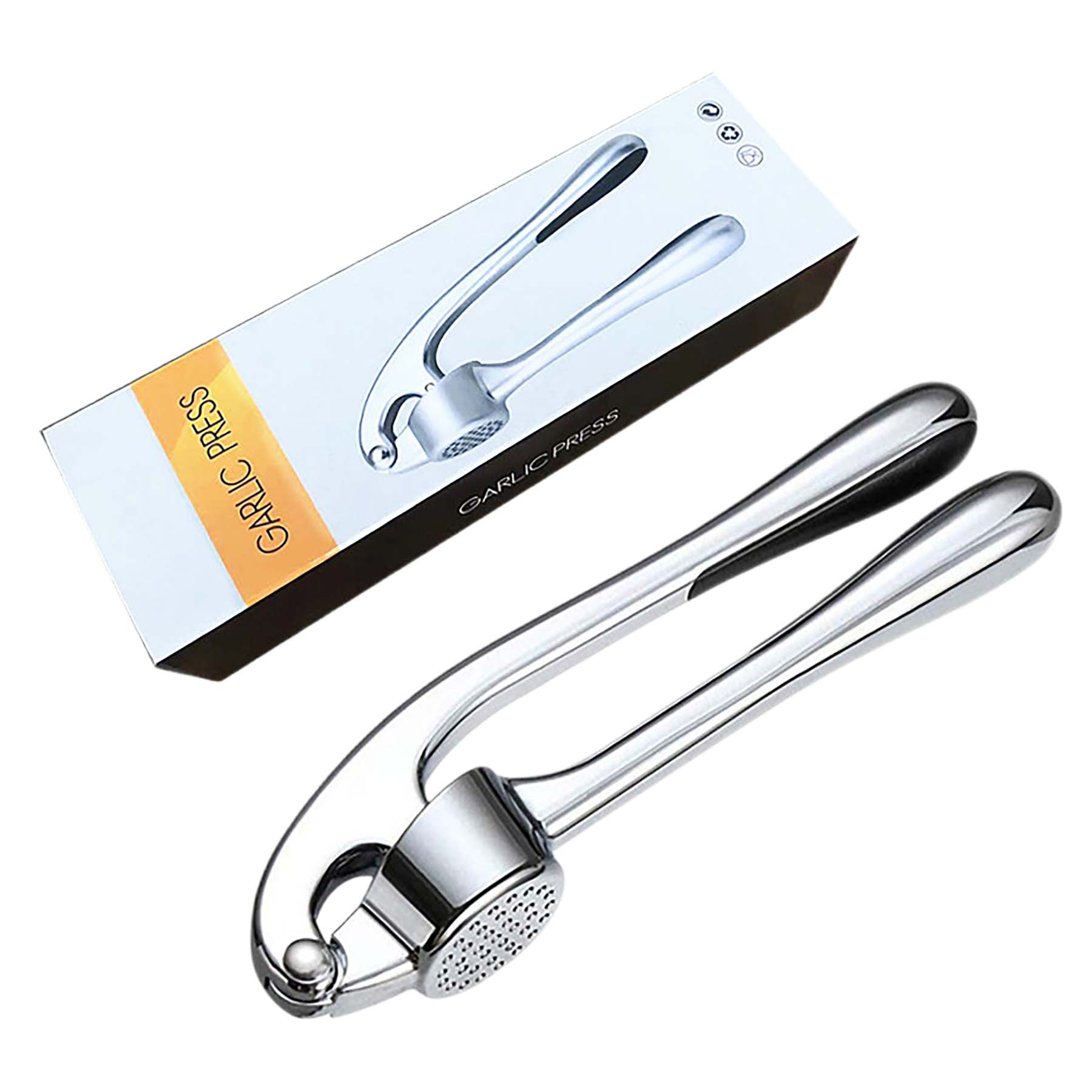 Efficient 37-Spike Stainless Steel Garlic Press 1