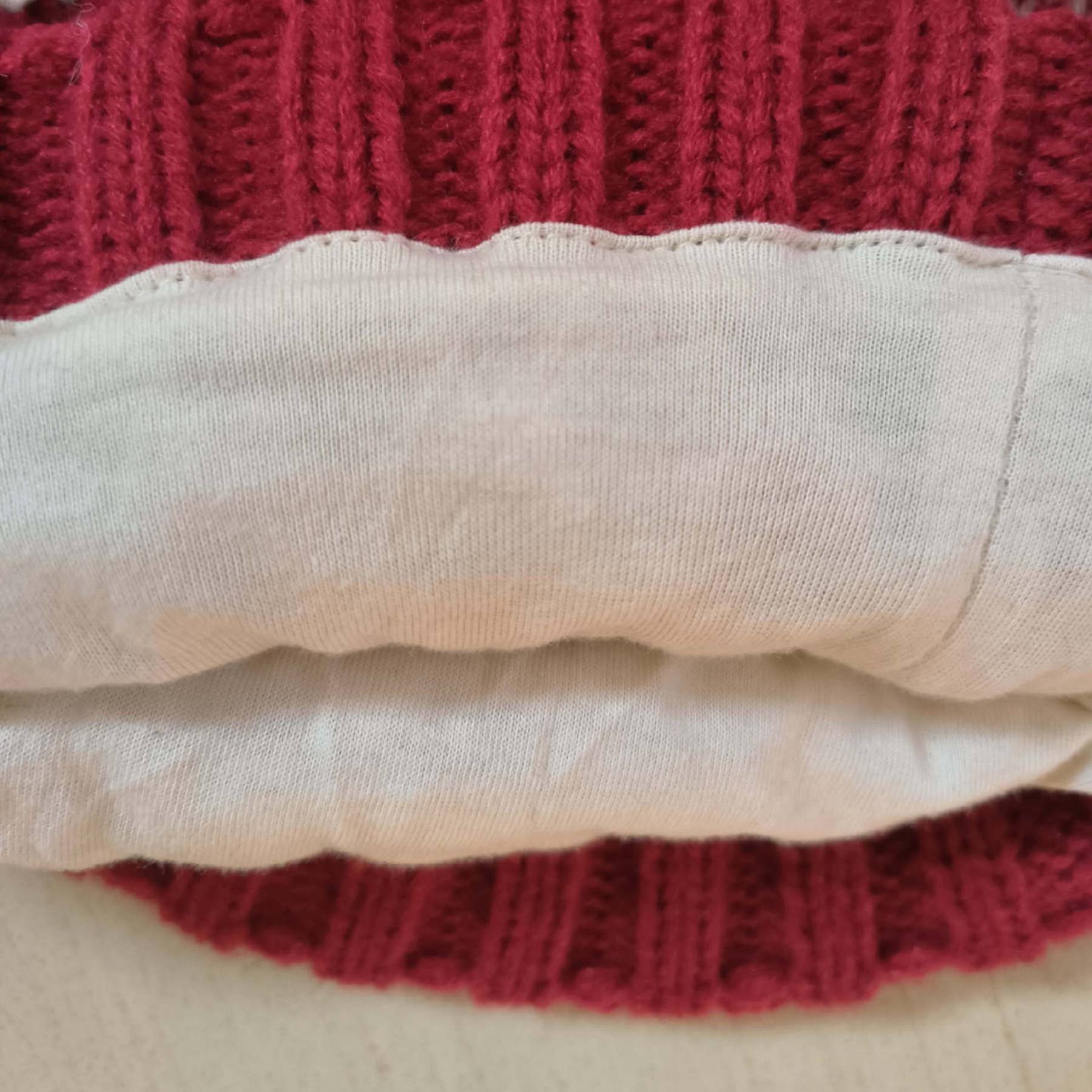 Christmas knitted hat neck bib two-piece for Girls and Boys 6