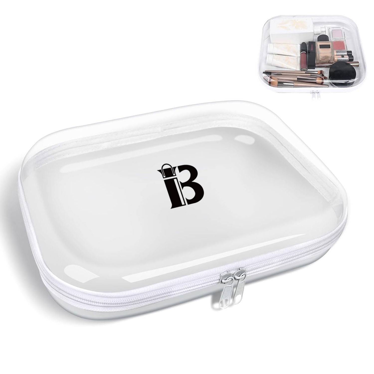 Portable Transparent Zipper Plastic Travel Storage Bag