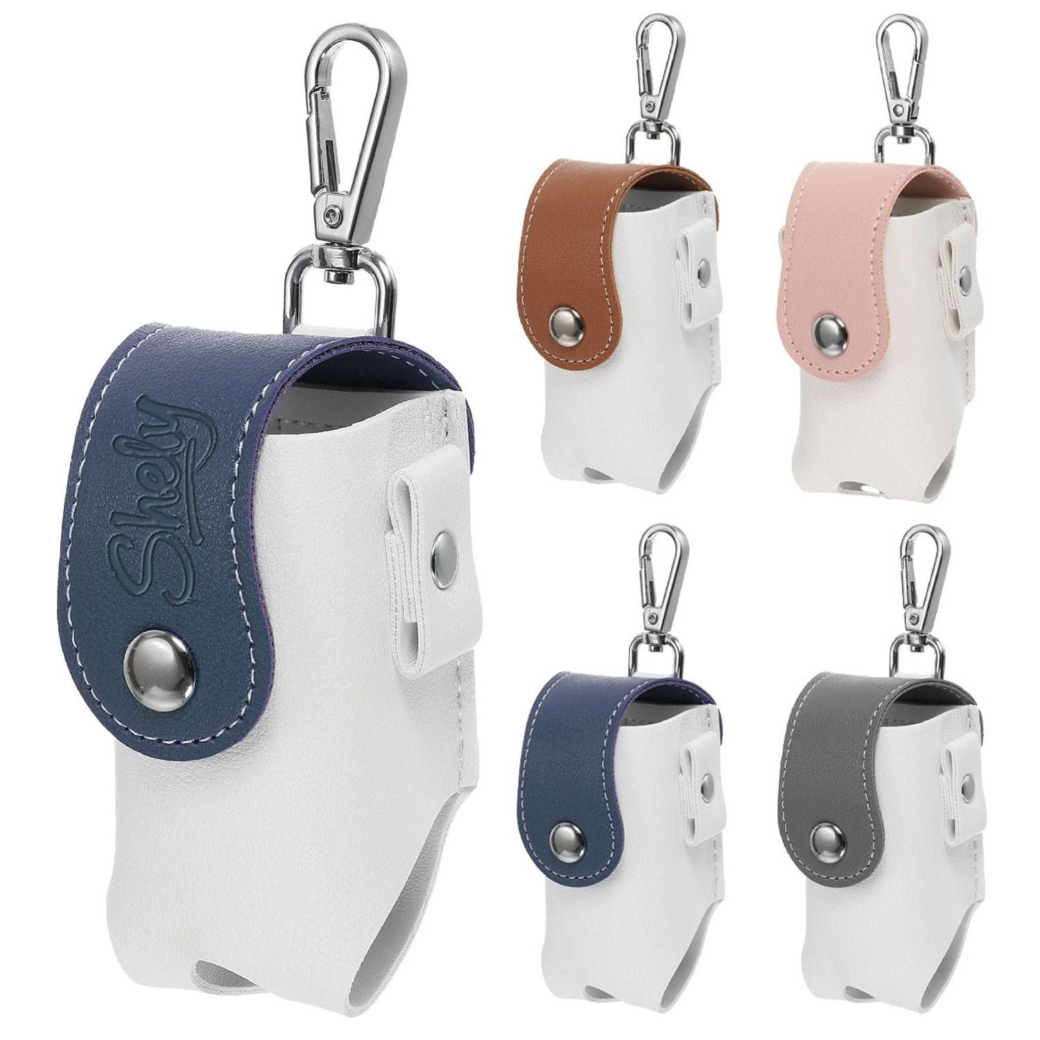 PU Leather Golf Ball Waist Bag w/ Buckle