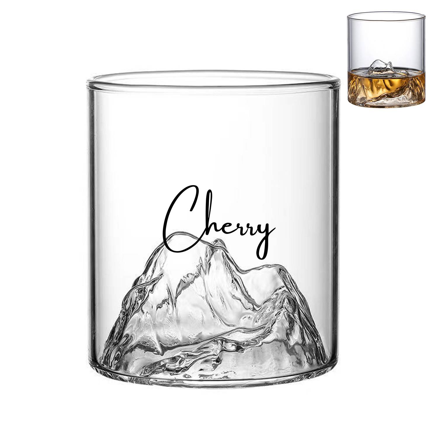 Creative household glass water cup