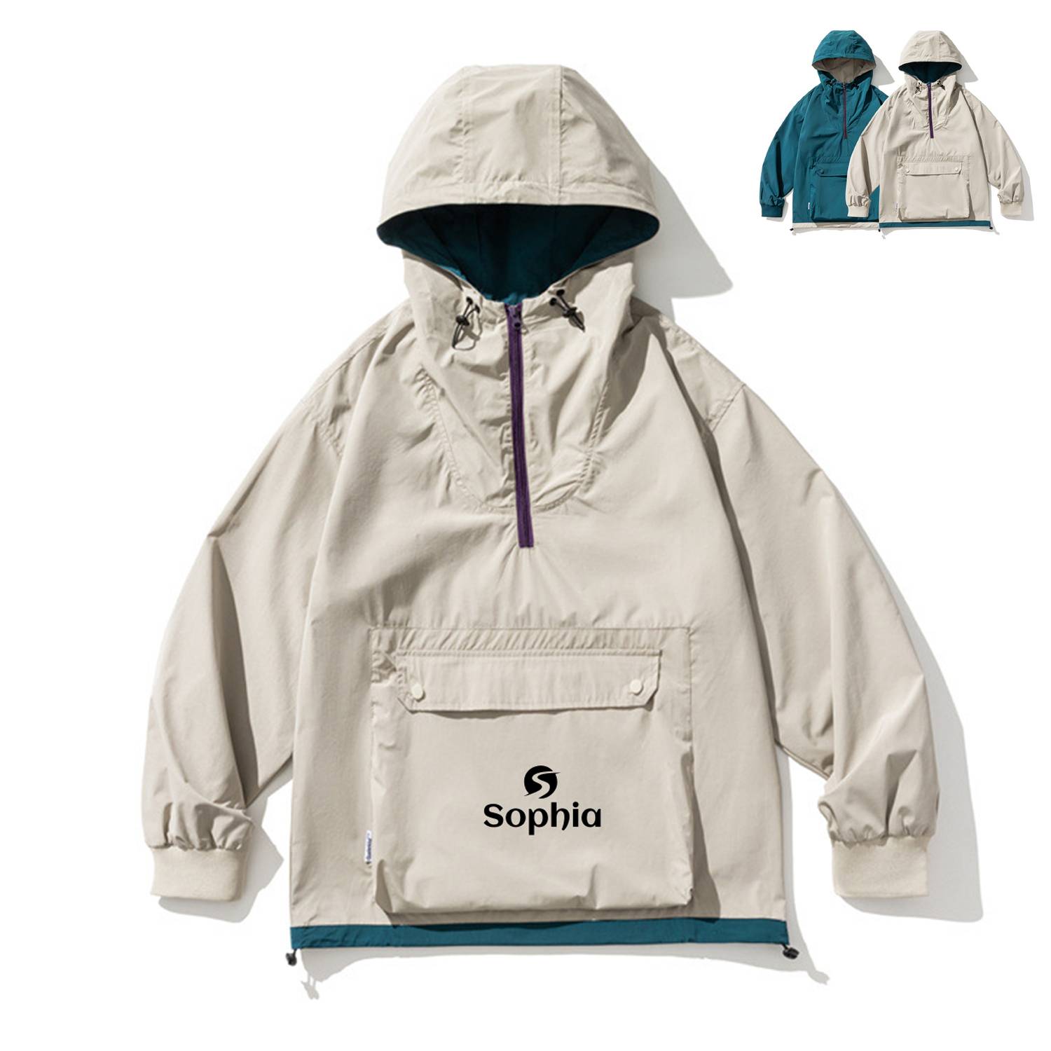 Casual Hooded Pullover Jackets