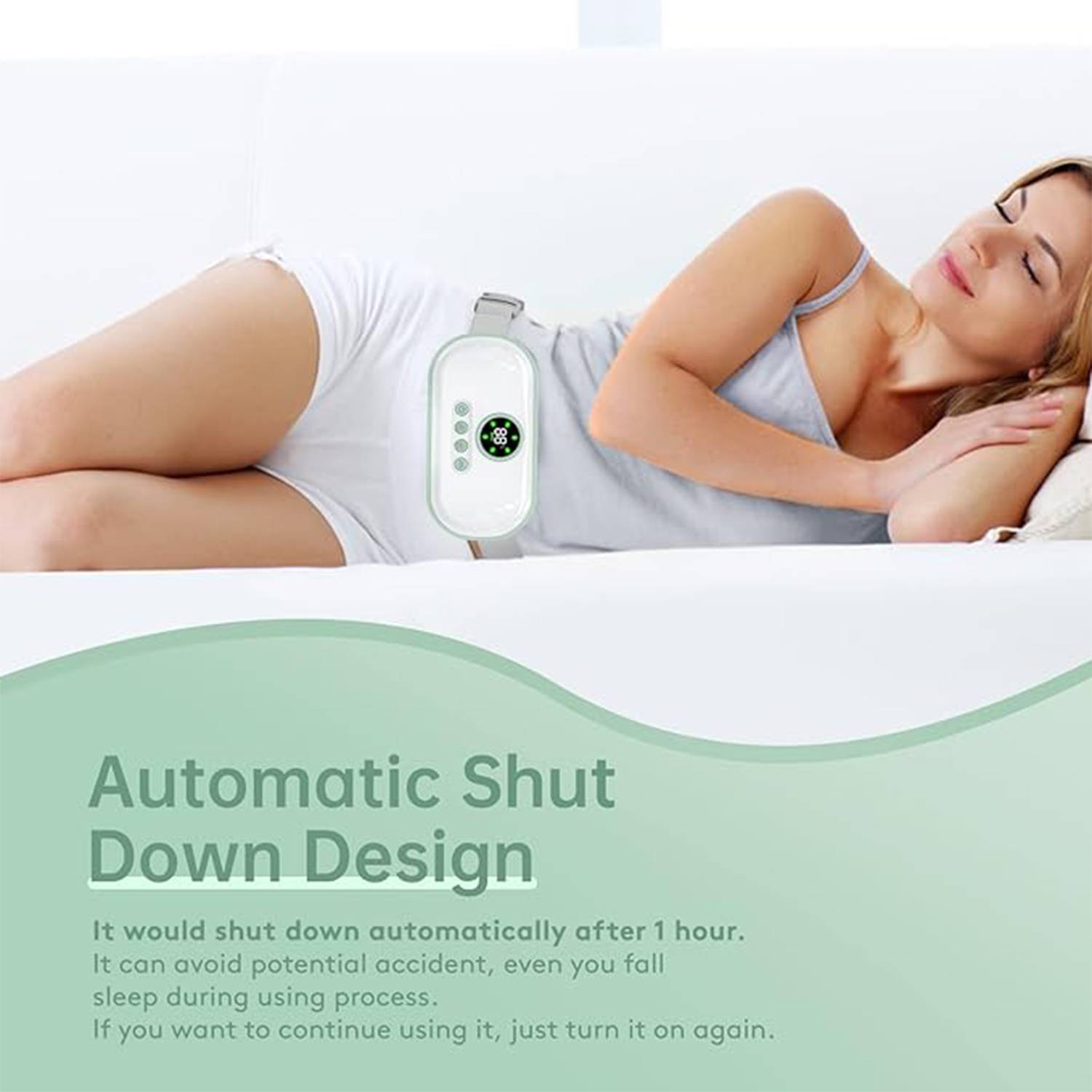 Graphene Rechargeable Menstrual Cycle Warm Belt 6