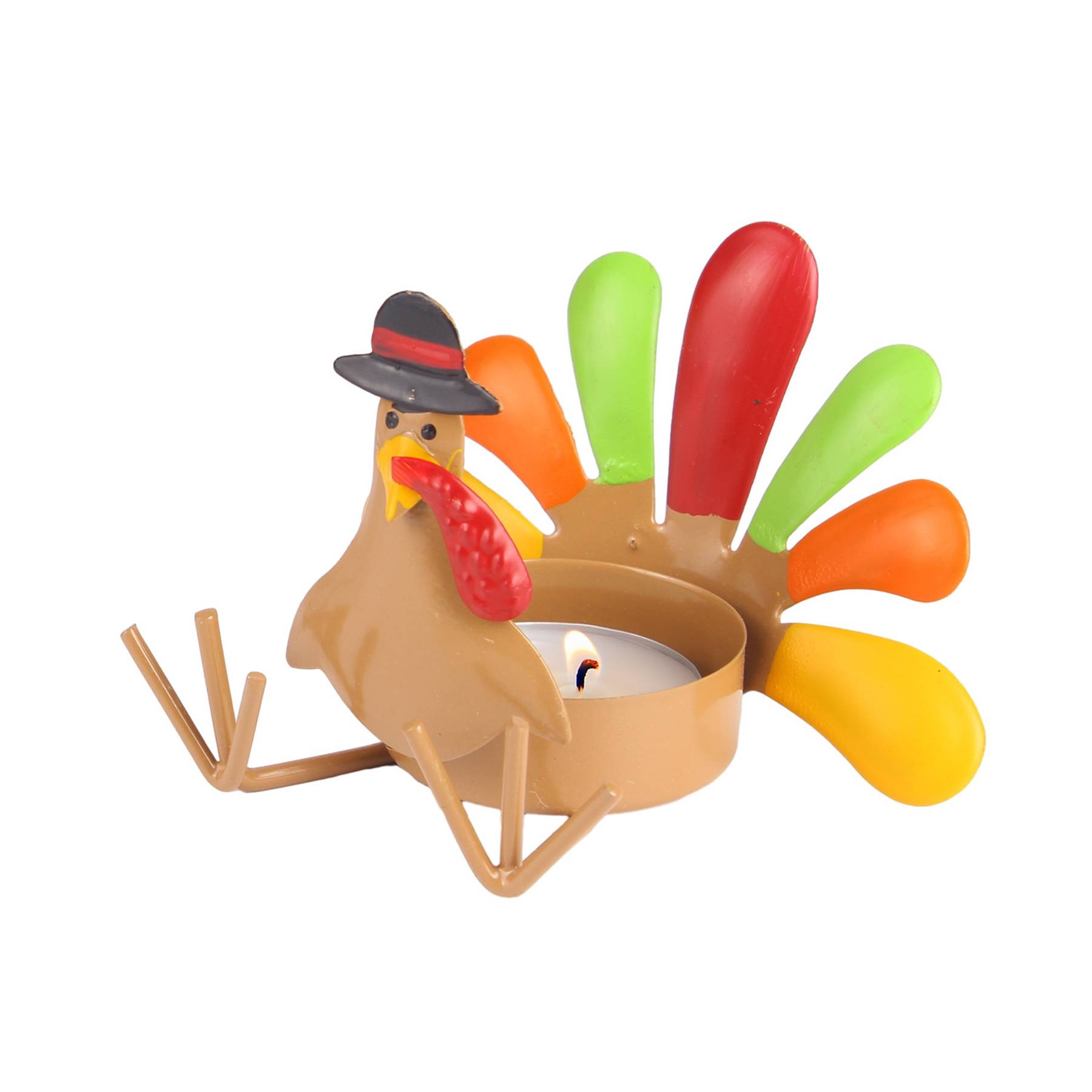 Thanksgiving Turkey Tealight Candle Holder 6