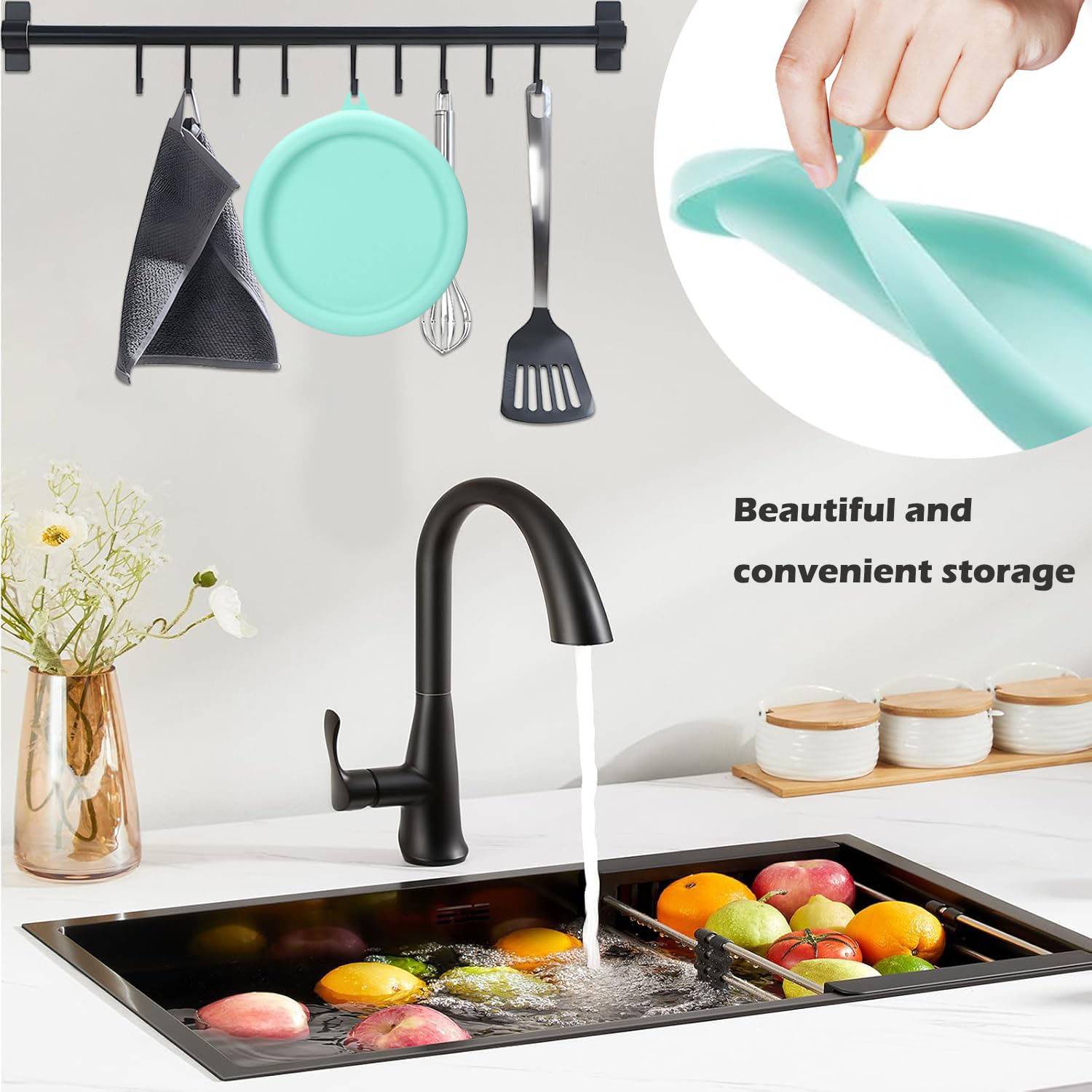 Circle Reusable Food-Grade Silicone Lid 11