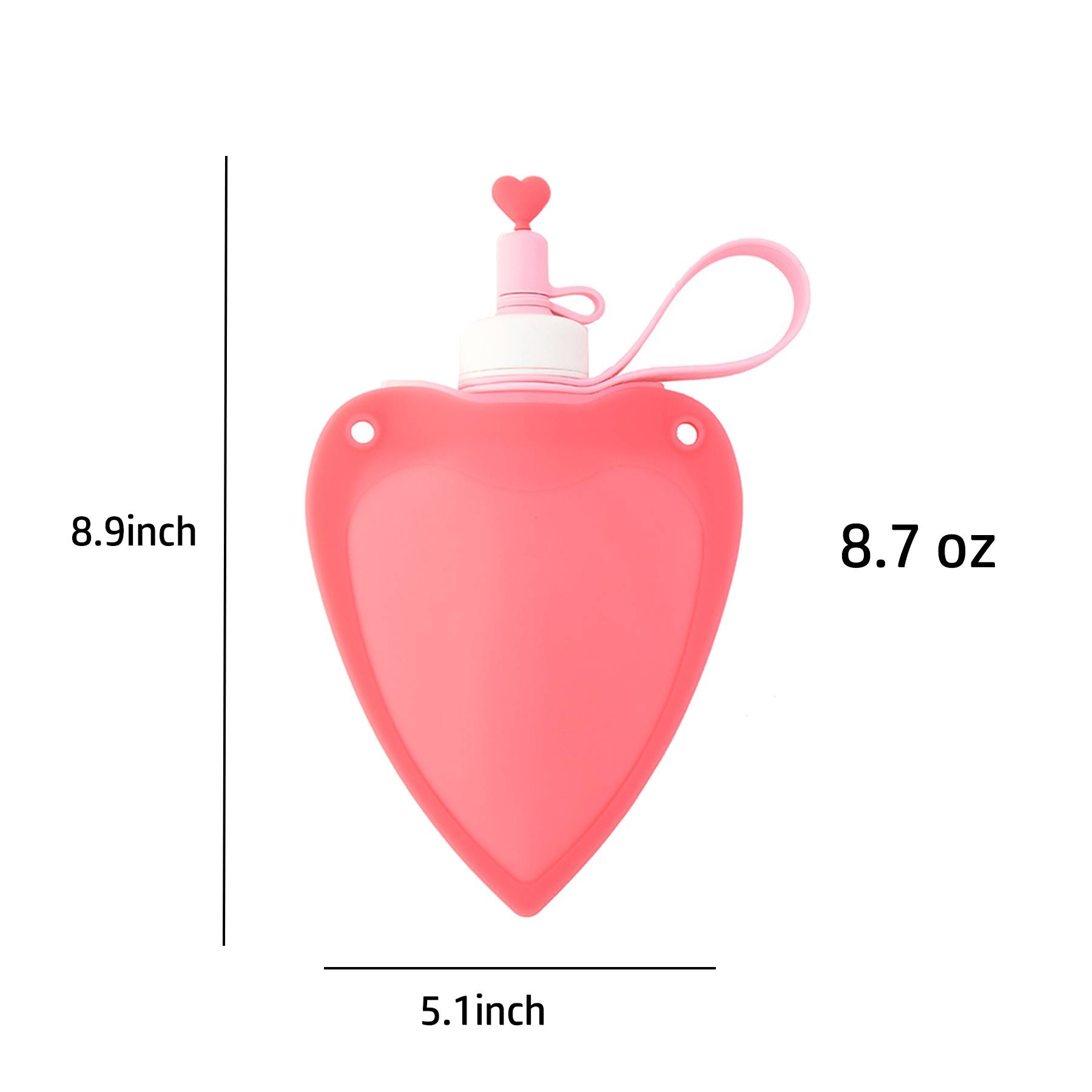 8.7oz Silicone Children's Folding bottle 4
