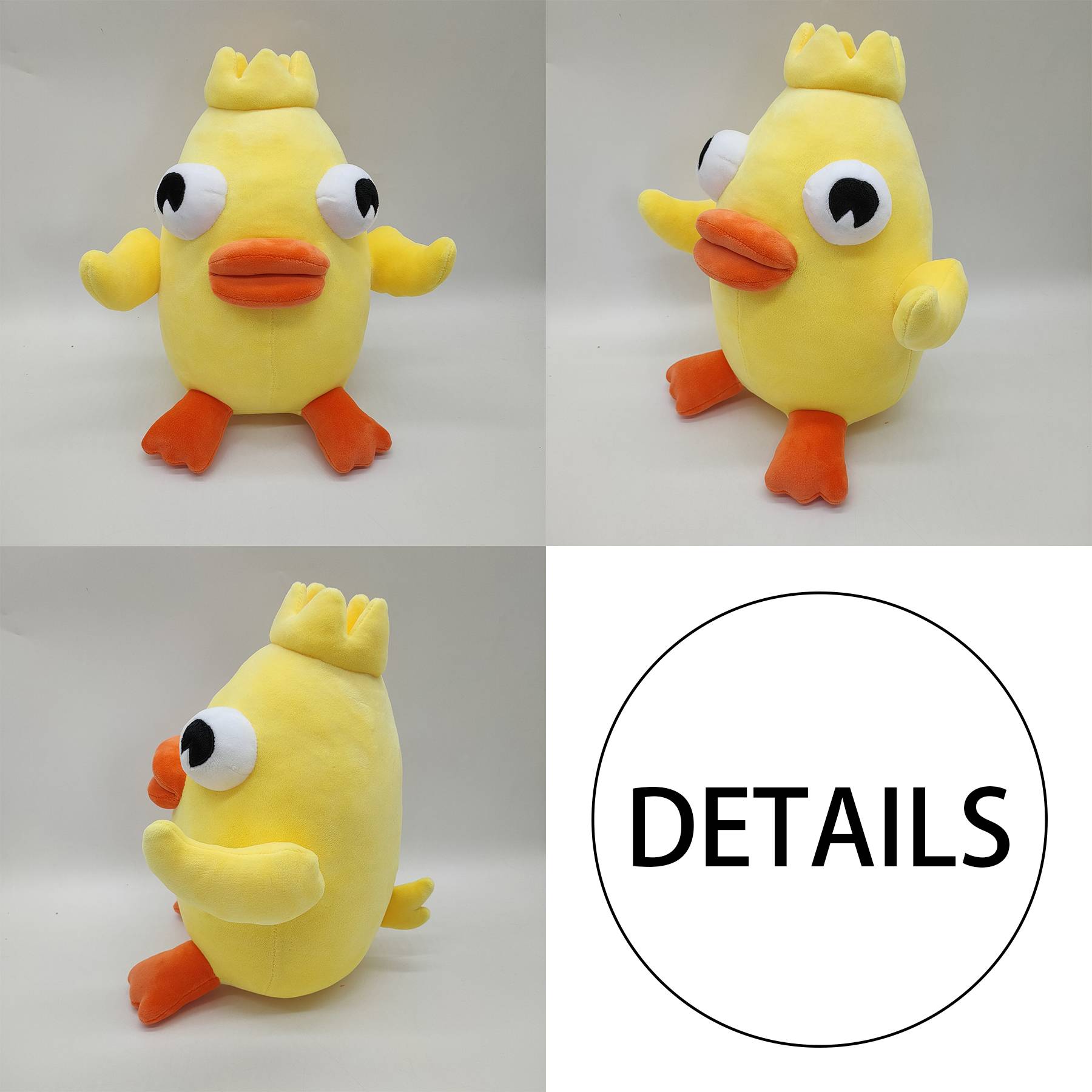 Cotton Little yellow duck plush doll children's toy 1