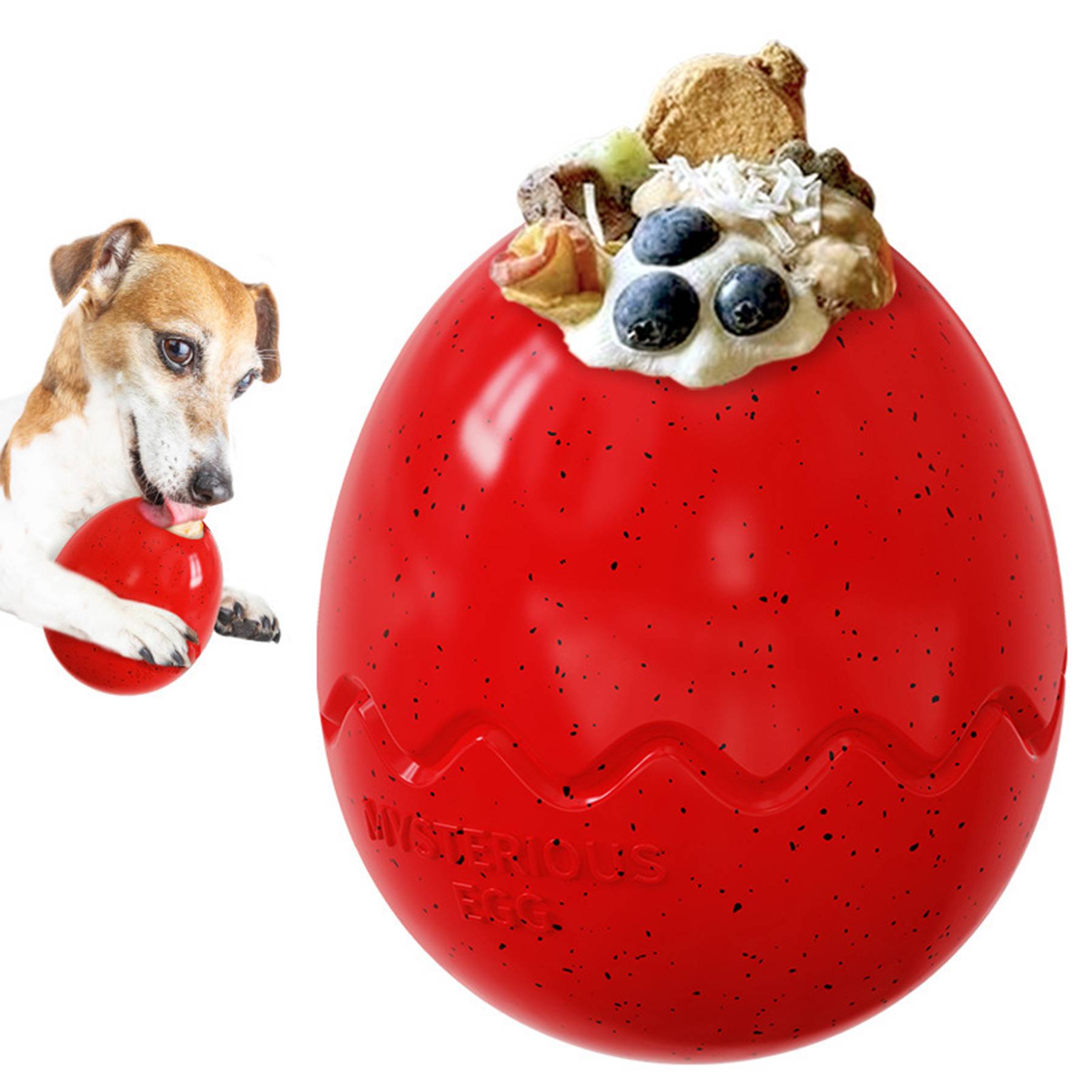 Dog Slow Food Spill Dinosaur Egg 1